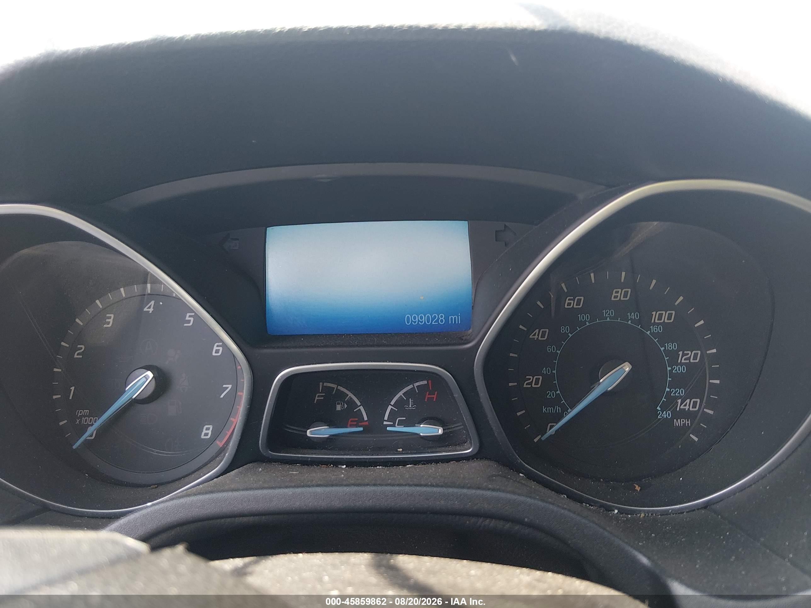 2014 Ford Focus Titanium Серебряный vin: 1FADP3N23EL298080