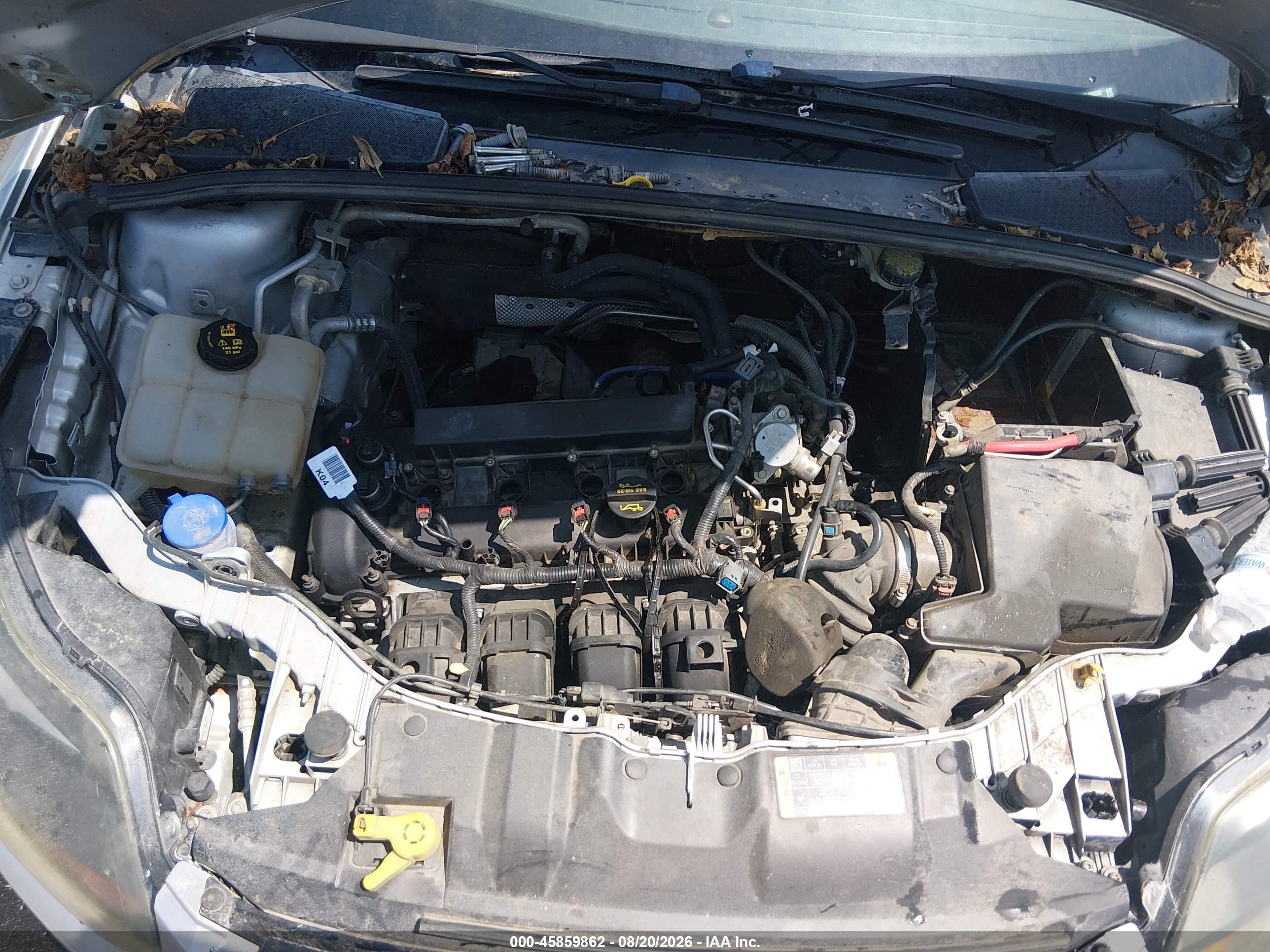 2014 Ford Focus Titanium Серебряный vin: 1FADP3N23EL298080