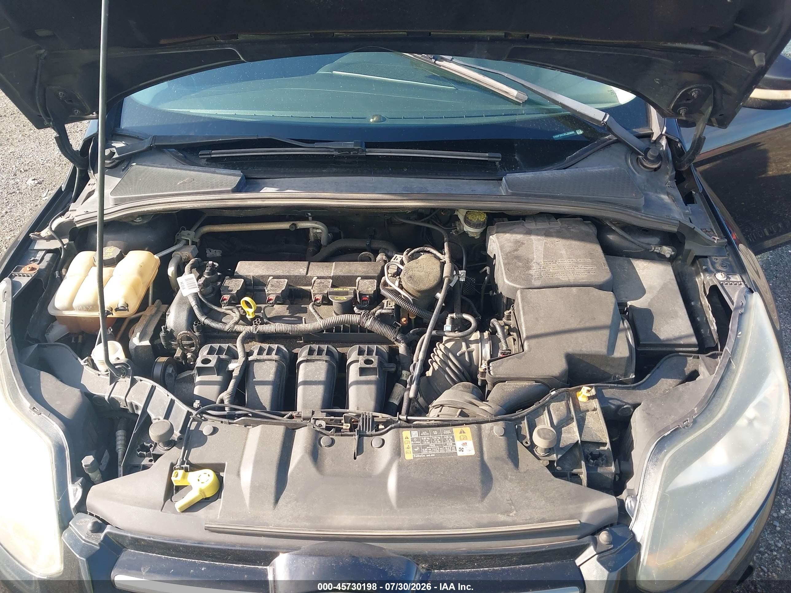 2014 Ford Focus Titanium Black vin: 1FADP3N23EL329683
