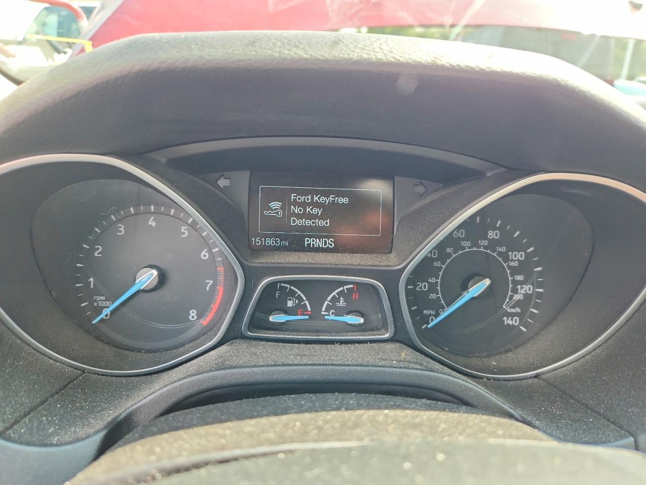 2015 Ford Focus Titanium Red vin: 1FADP3N23FL227091