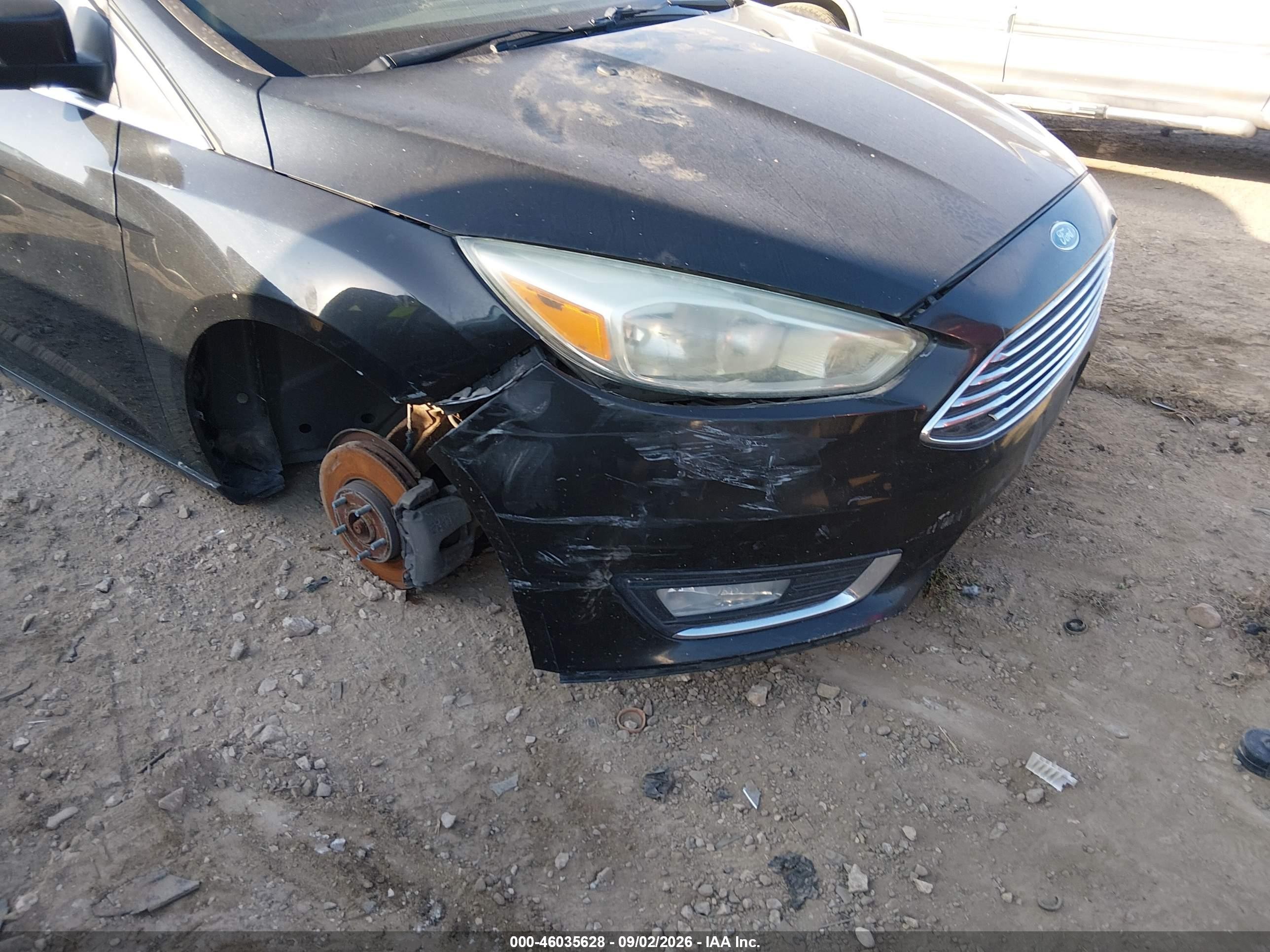 2015 Ford Focus Titanium Black vin: 1FADP3N23FL230685