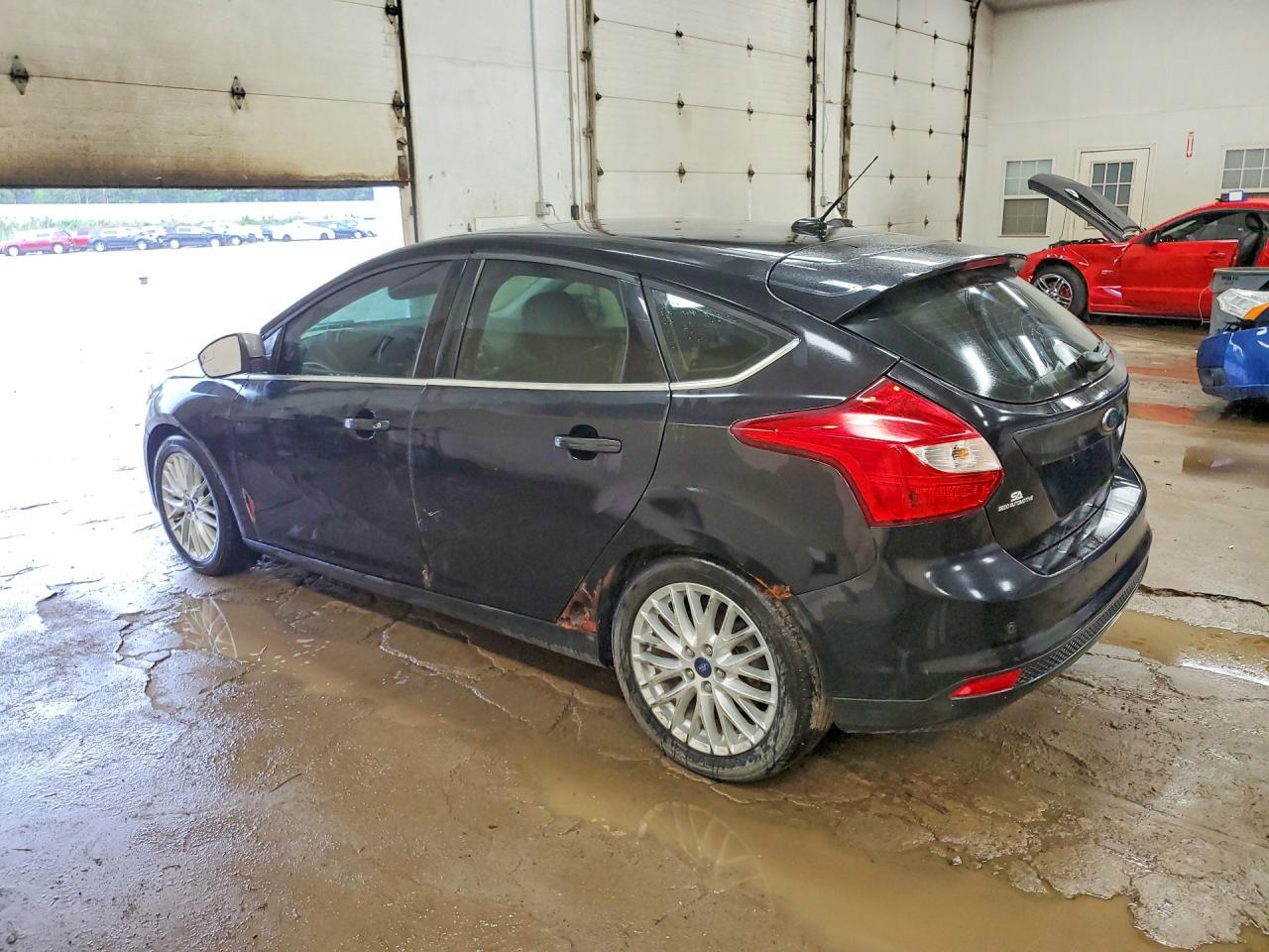 2013 Ford Focus Titanium Черный vin: 1FADP3N24DL304015