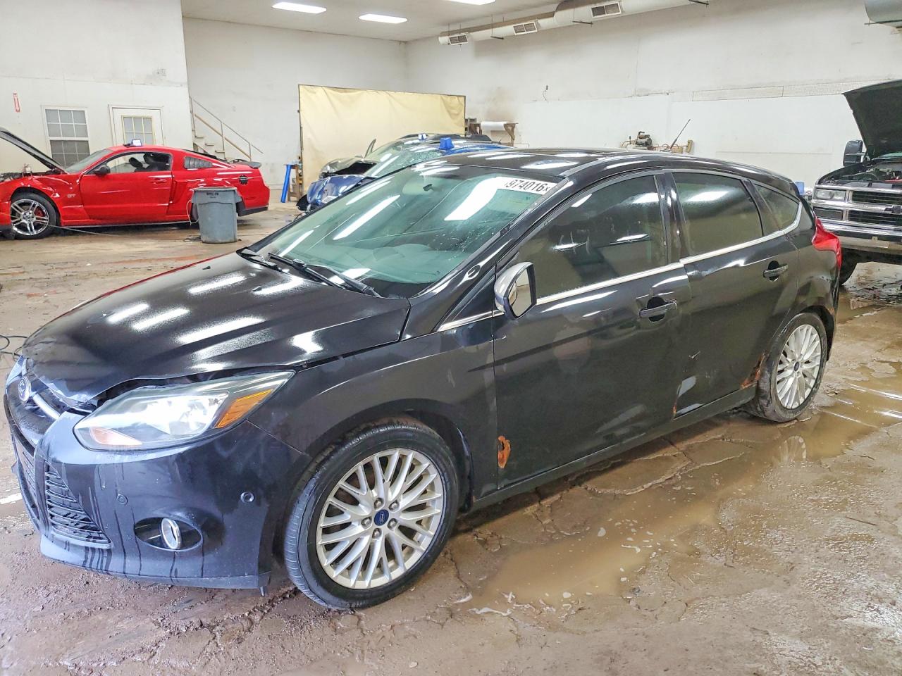 2013 Ford Focus Titanium Черный vin: 1FADP3N24DL304015