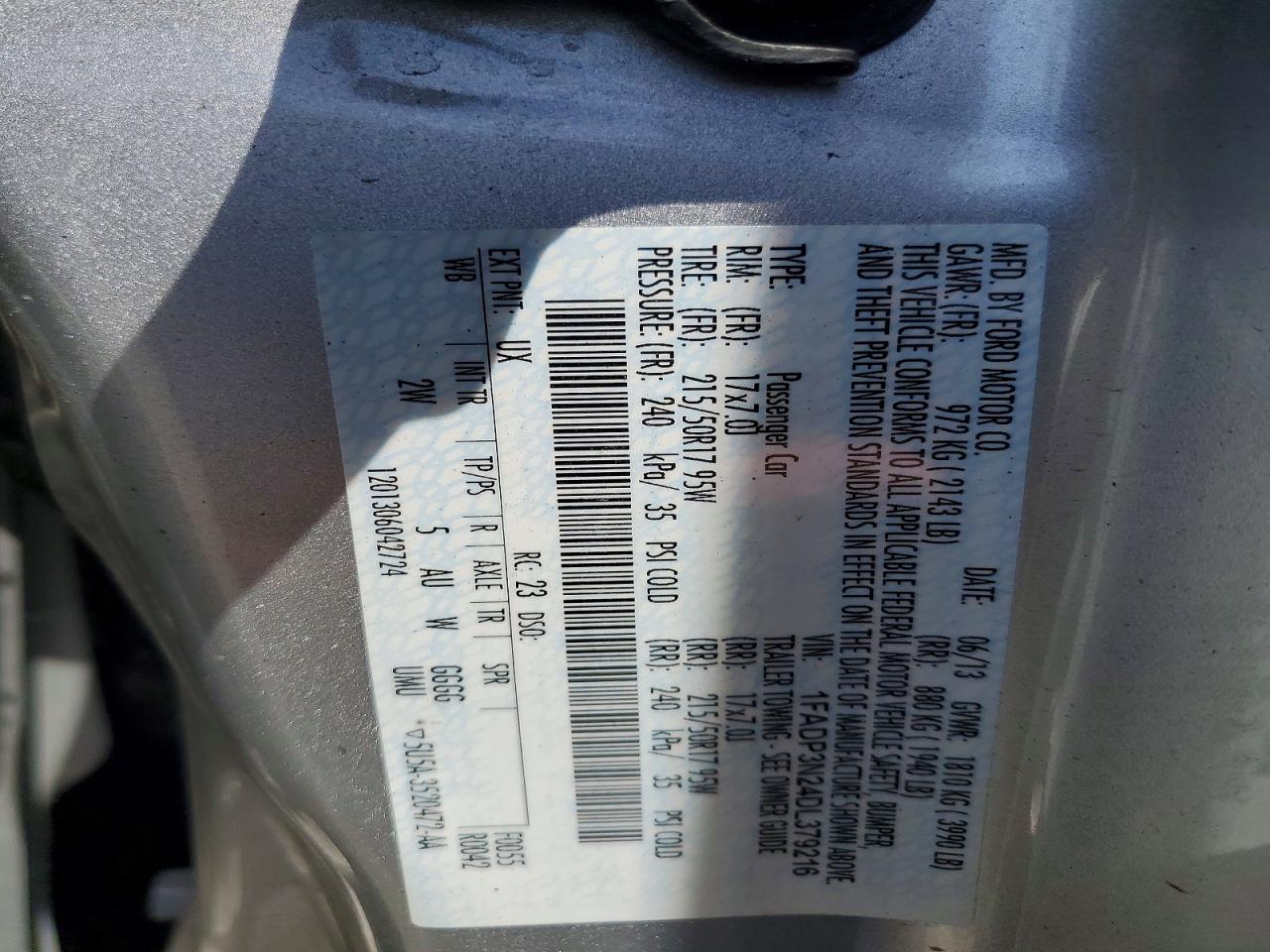 2013 Ford Focus Titanium Silver vin: 1FADP3N24DL379216