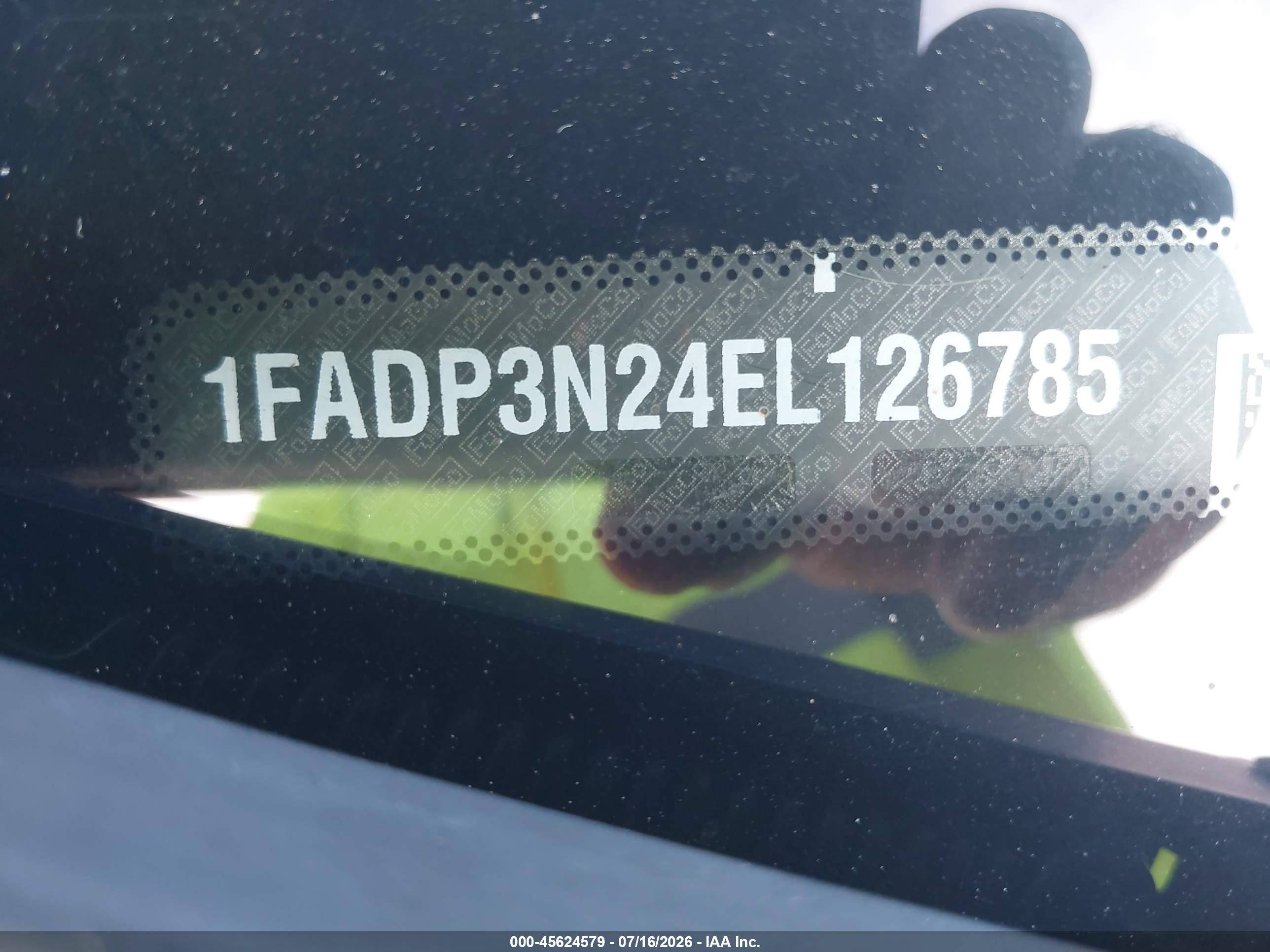 2014 Ford Focus Titanium Gray vin: 1FADP3N24EL126785