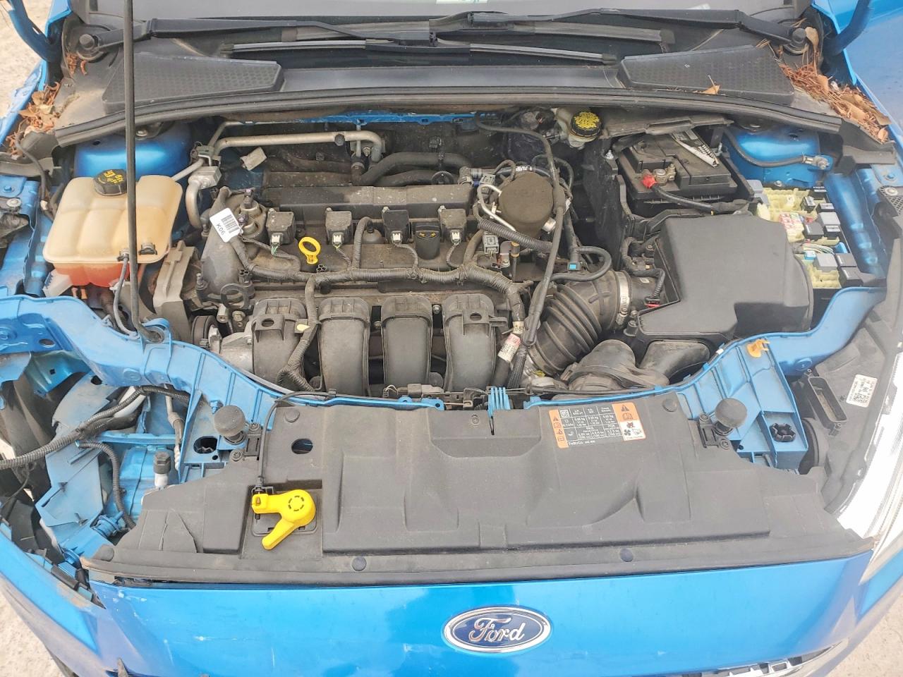 2015 Ford Focus Titanium Blue vin: 1FADP3N24FL293391