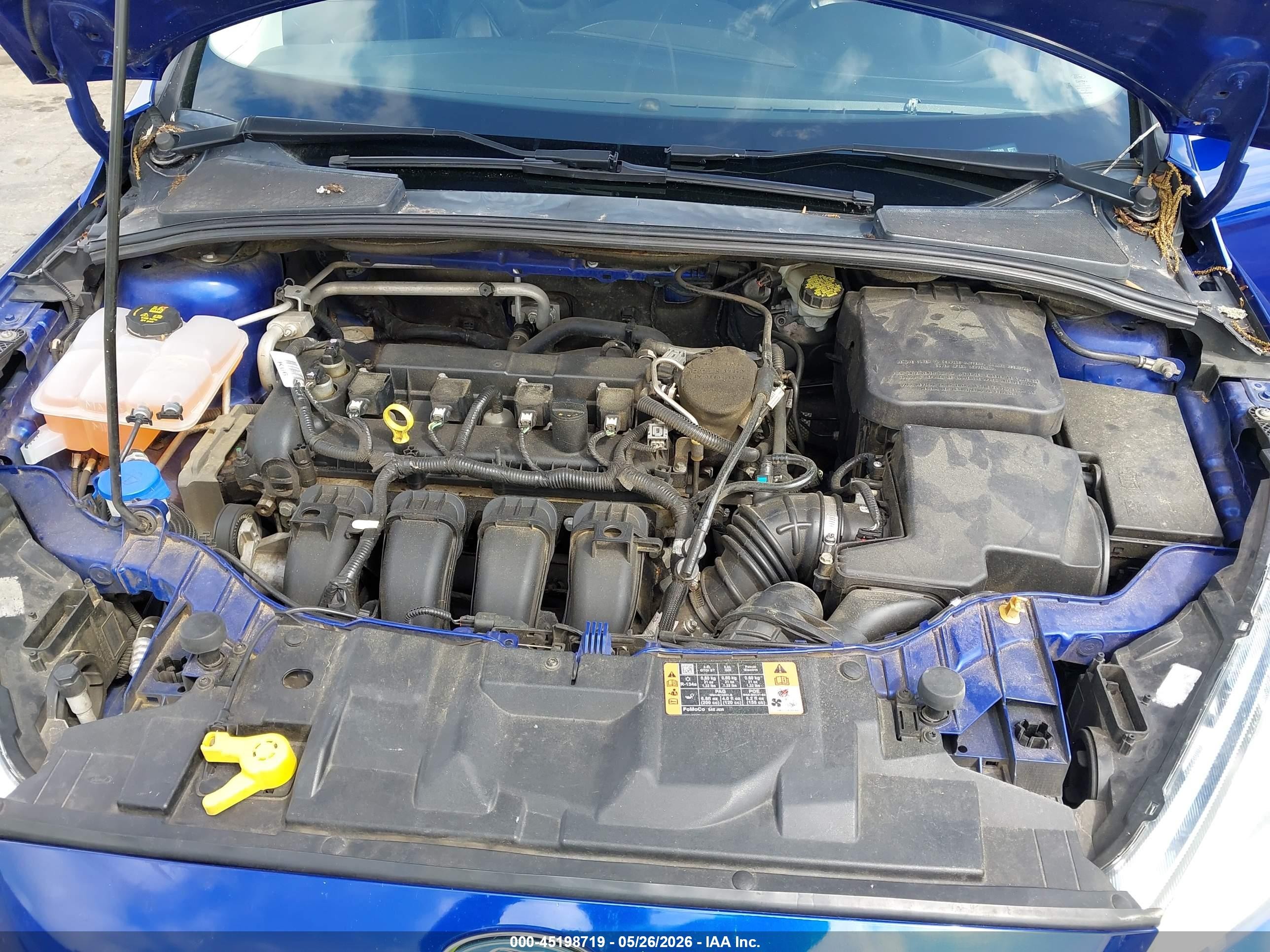2015 Ford Focus Titanium Blue vin: 1FADP3N24FL339589
