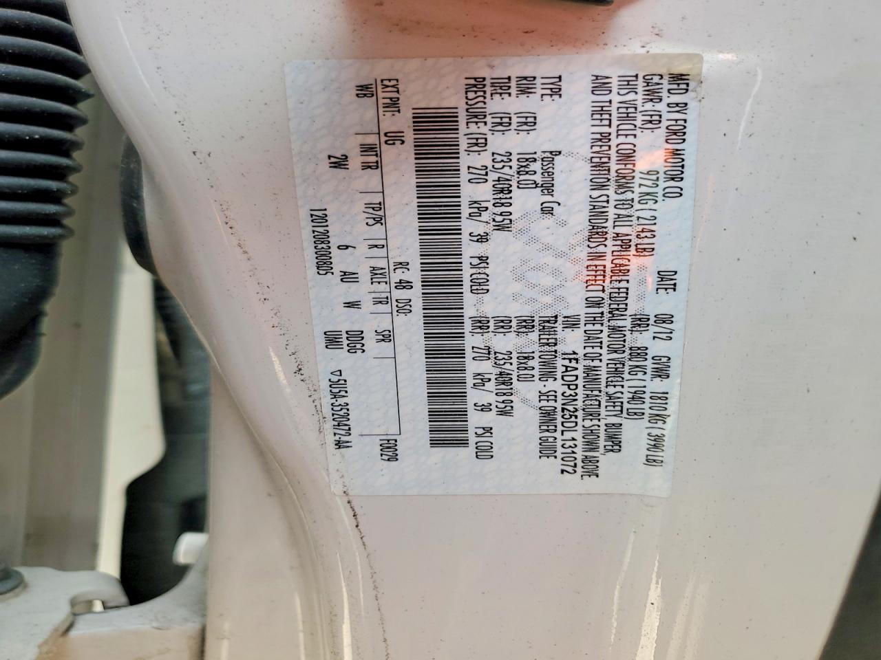 2013 Ford Focus Titanium White vin: 1FADP3N25DL131072