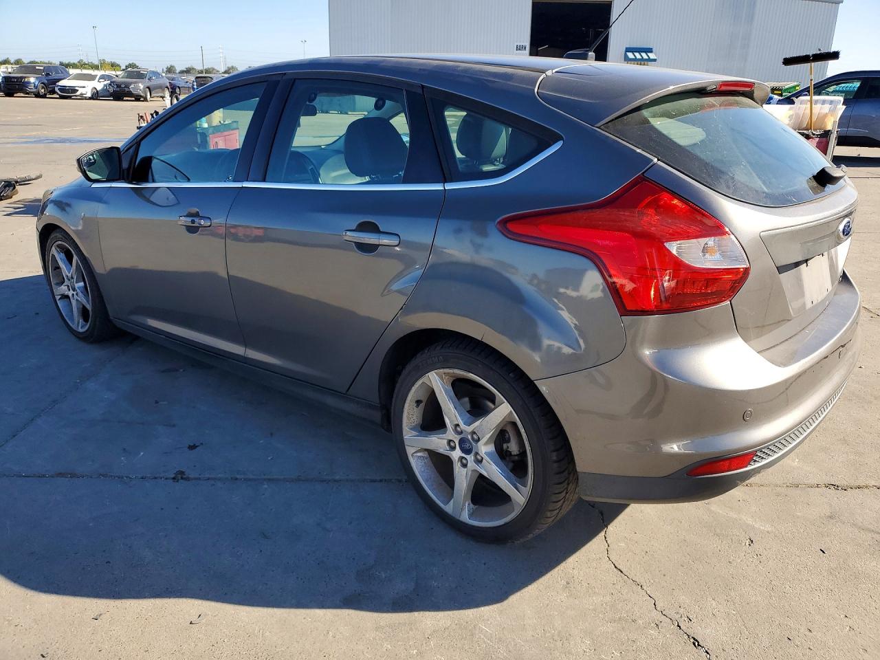2013 Ford Focus Titanium Серый vin: 1FADP3N25DL382562