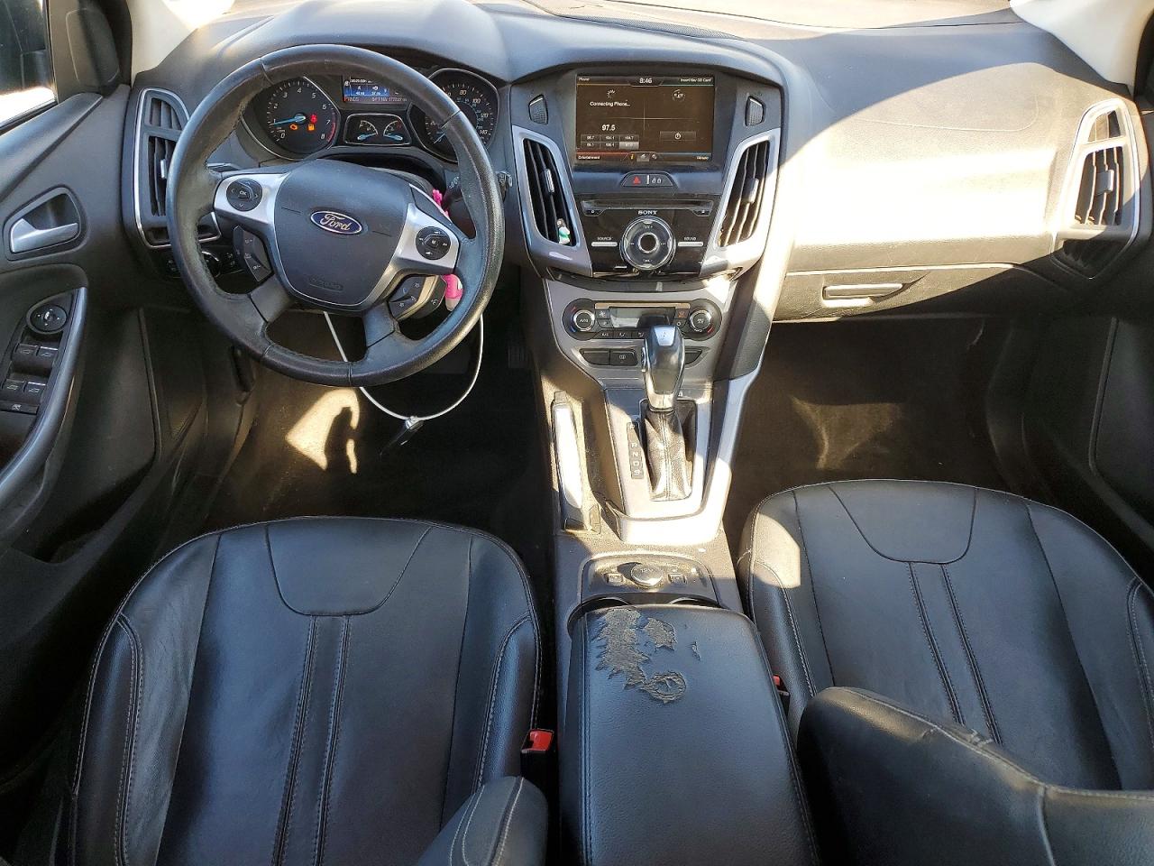2013 Ford Focus Titanium Серый vin: 1FADP3N25DL382562
