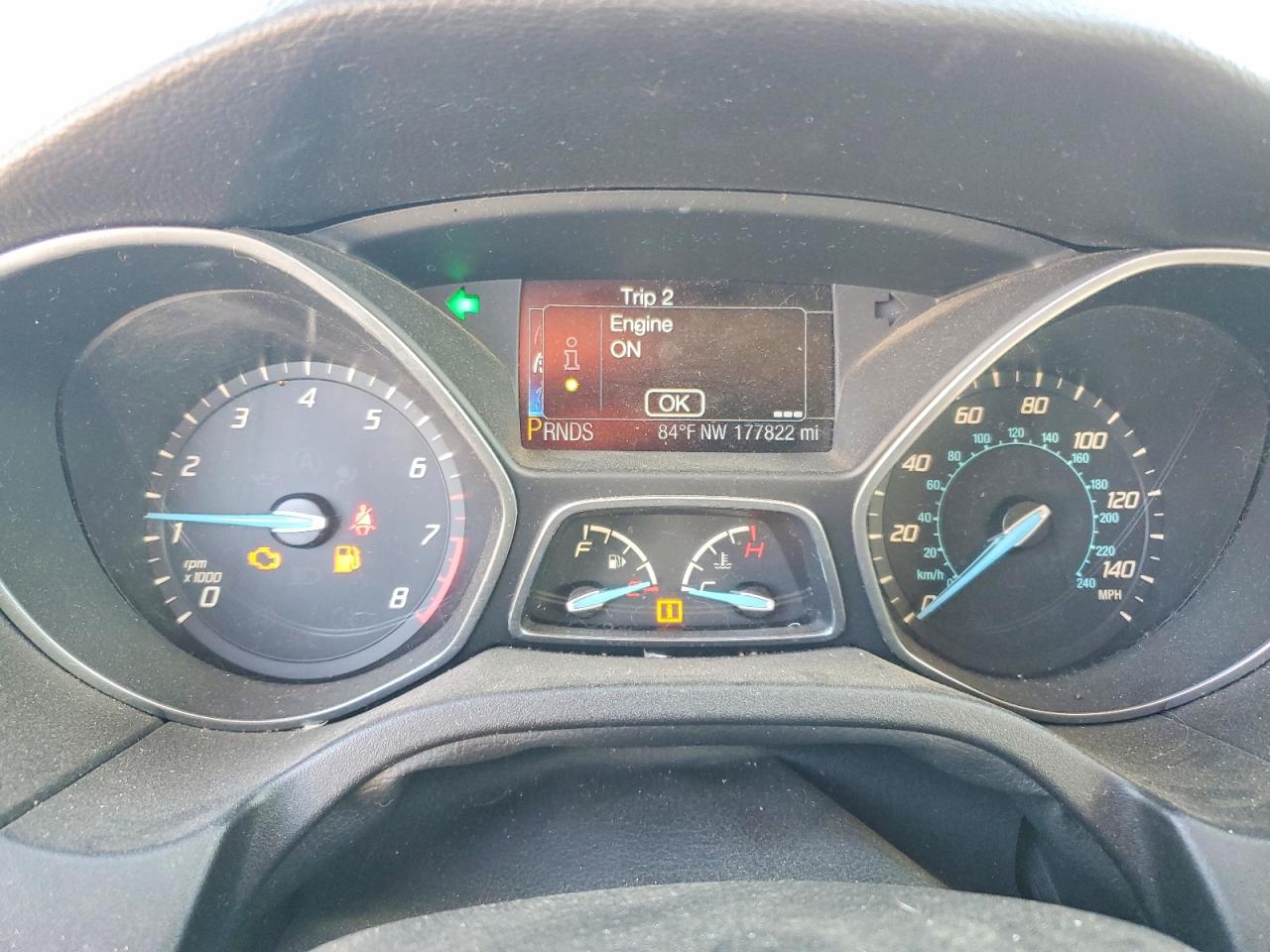 2013 Ford Focus Titanium Серый vin: 1FADP3N25DL382562