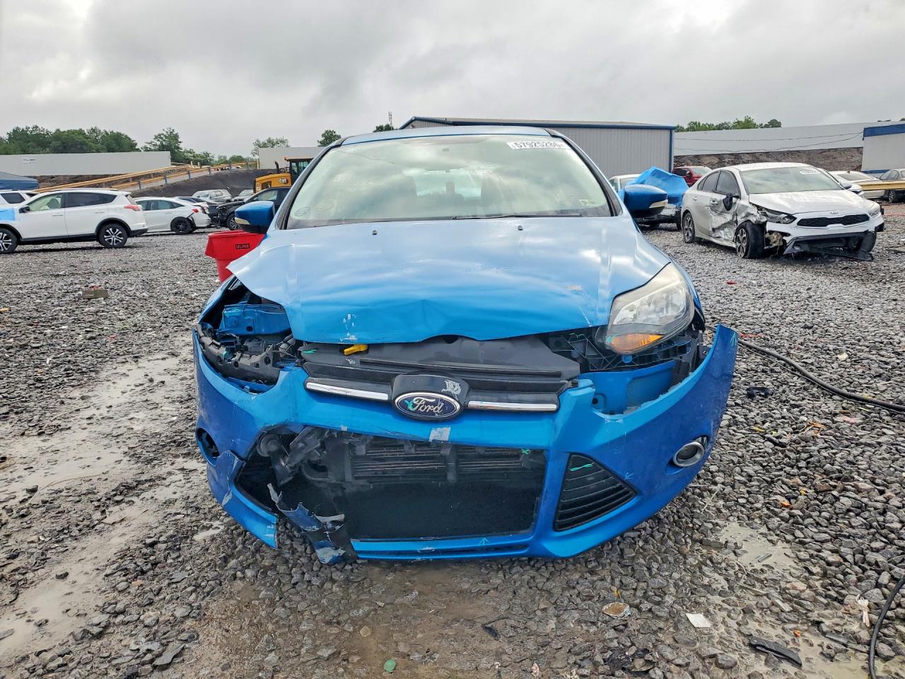 2014 Ford Focus Titanium Blue vin: 1FADP3N25EL194321