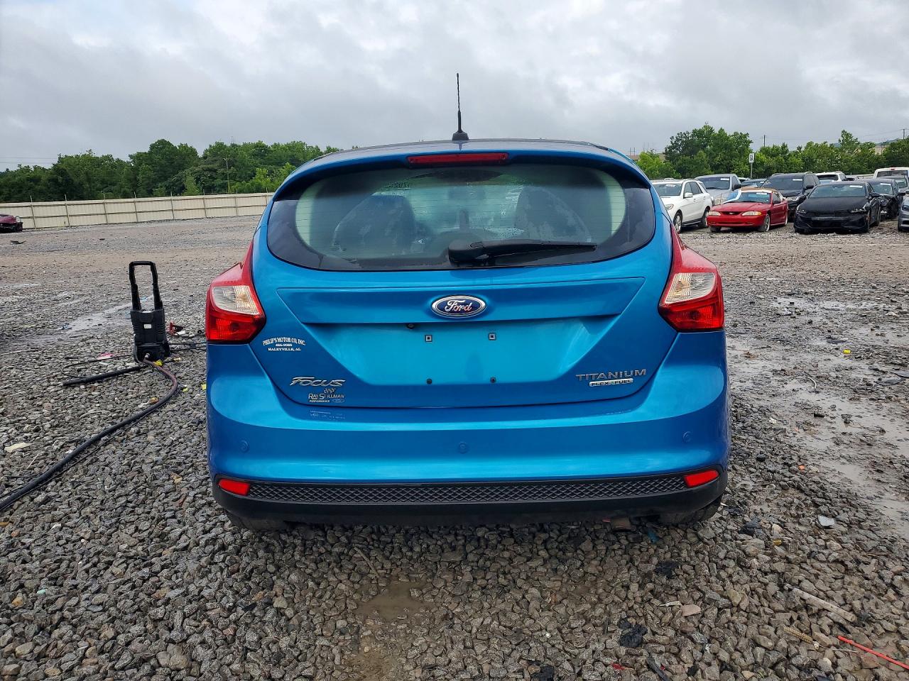 2014 Ford Focus Titanium Blue vin: 1FADP3N25EL194321