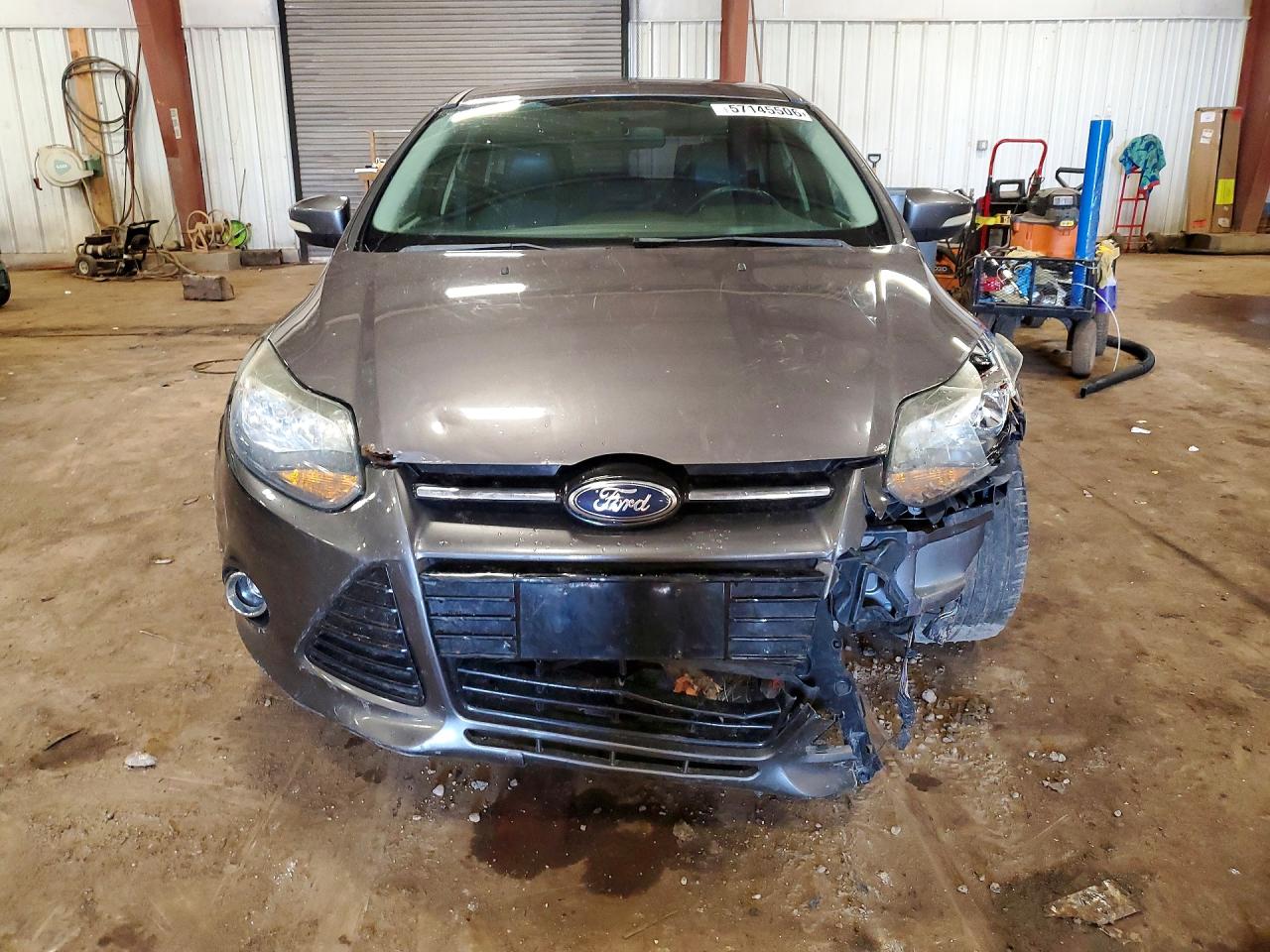 2013 Ford Focus Titanium Gray vin: 1FADP3N26DL233500