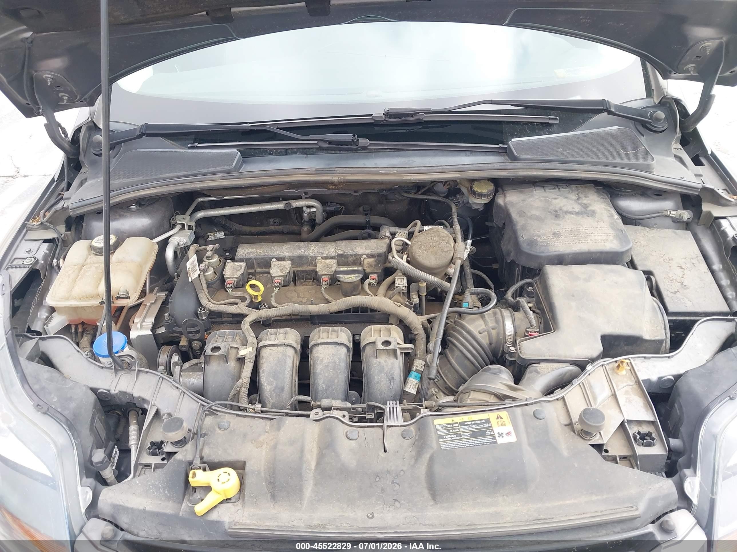 2013 Ford Focus Titanium Серый vin: 1FADP3N26DL301536