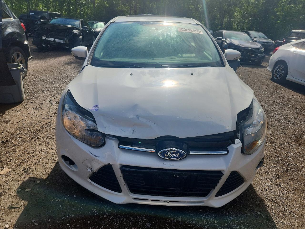 2013 Ford Focus Titanium White vin: 1FADP3N26DL365320