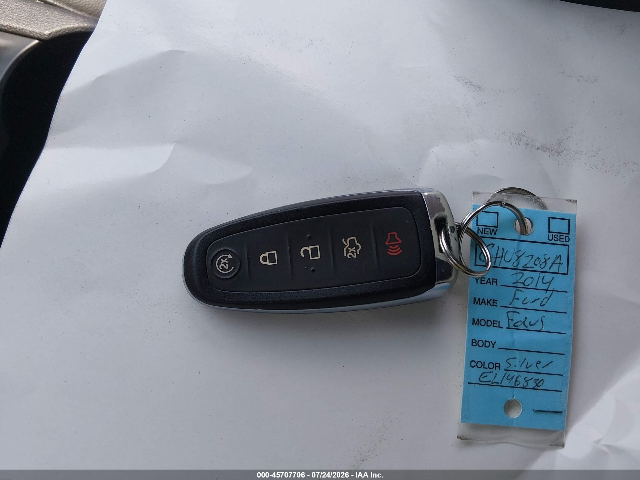 2014 Ford Focus Titanium Silver vin: 1FADP3N26EL146830