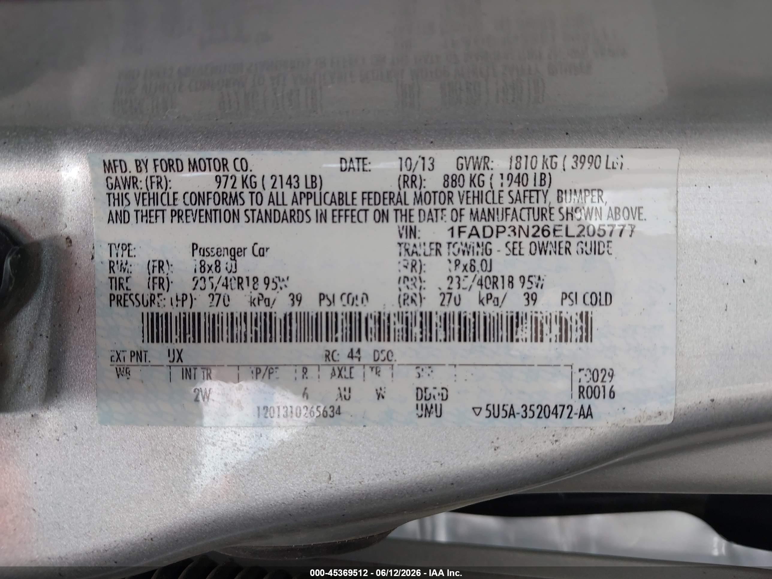 2014 Ford Focus Titanium Silver vin: 1FADP3N26EL205777