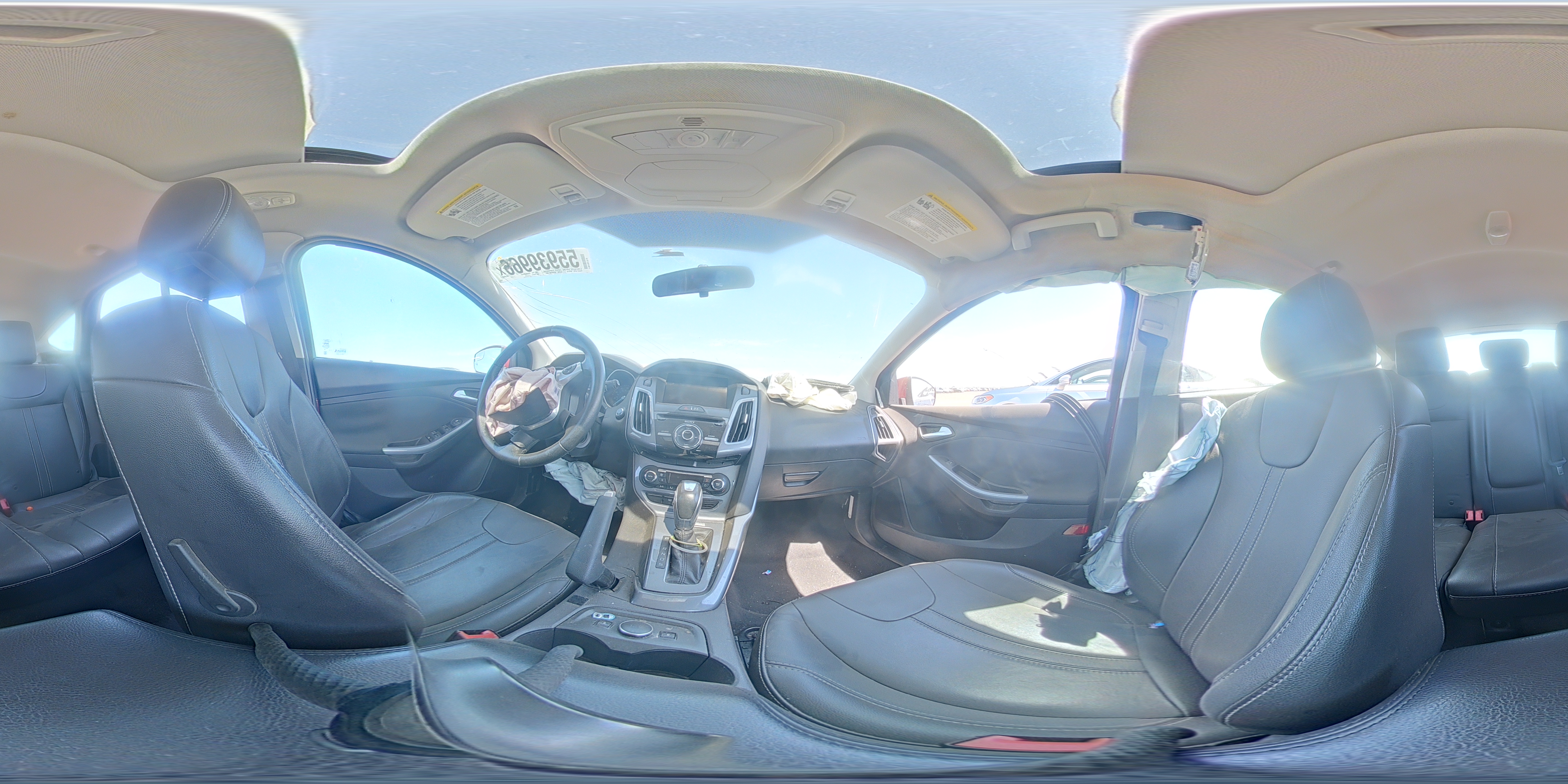 2014 Ford Focus Titanium Red vin: 1FADP3N26EL216813
