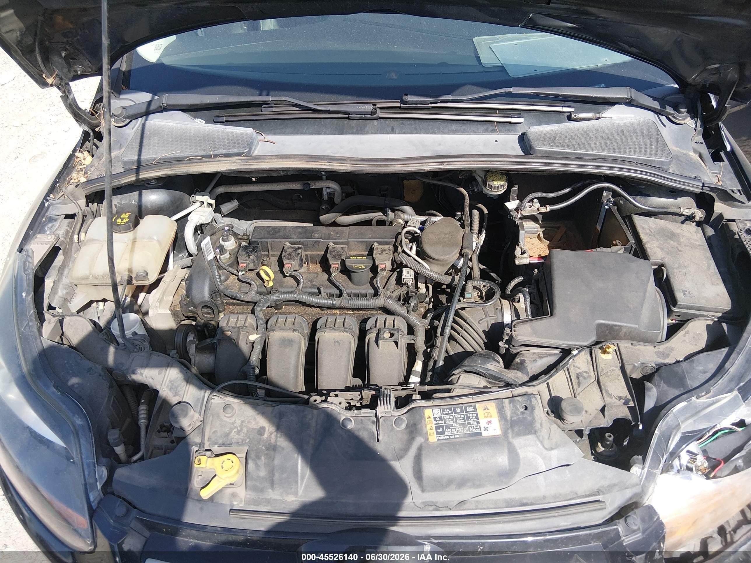 2014 Ford Focus Titanium Черный vin: 1FADP3N26EL293620