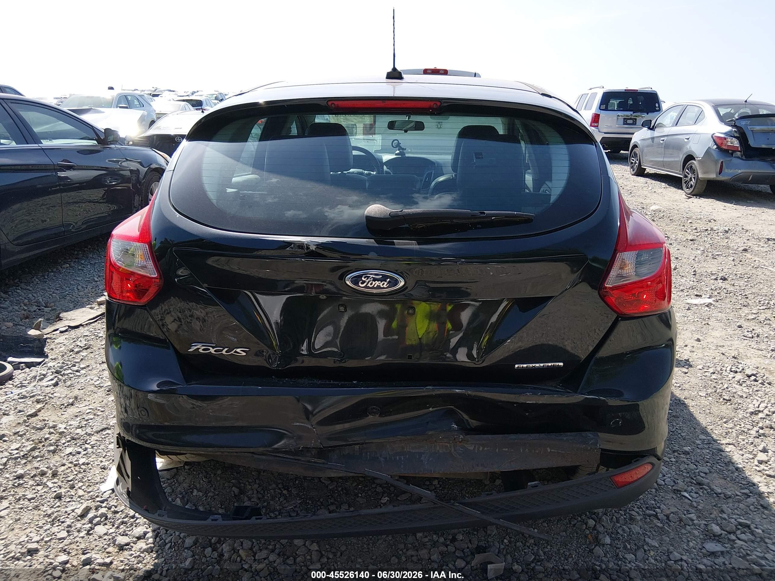 2014 Ford Focus Titanium Черный vin: 1FADP3N26EL293620