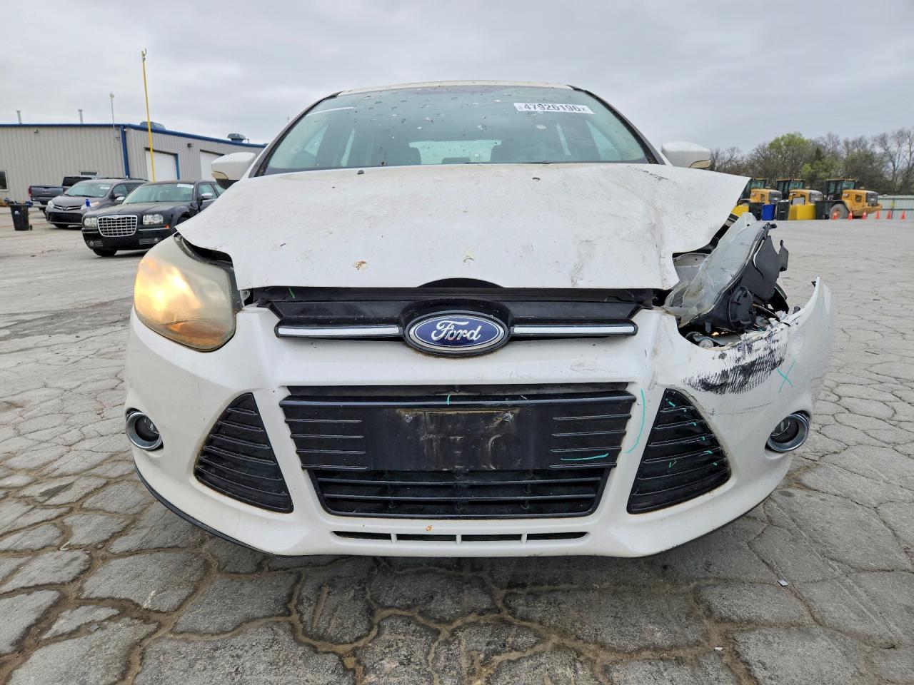 2014 Ford Focus Titanium White vin: 1FADP3N26EL299563