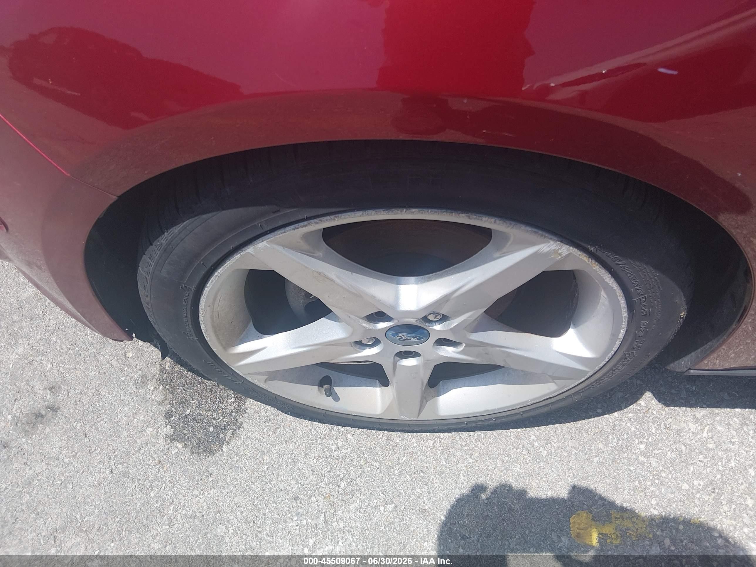 2013 Ford Focus Titanium Red vin: 1FADP3N27DL108070