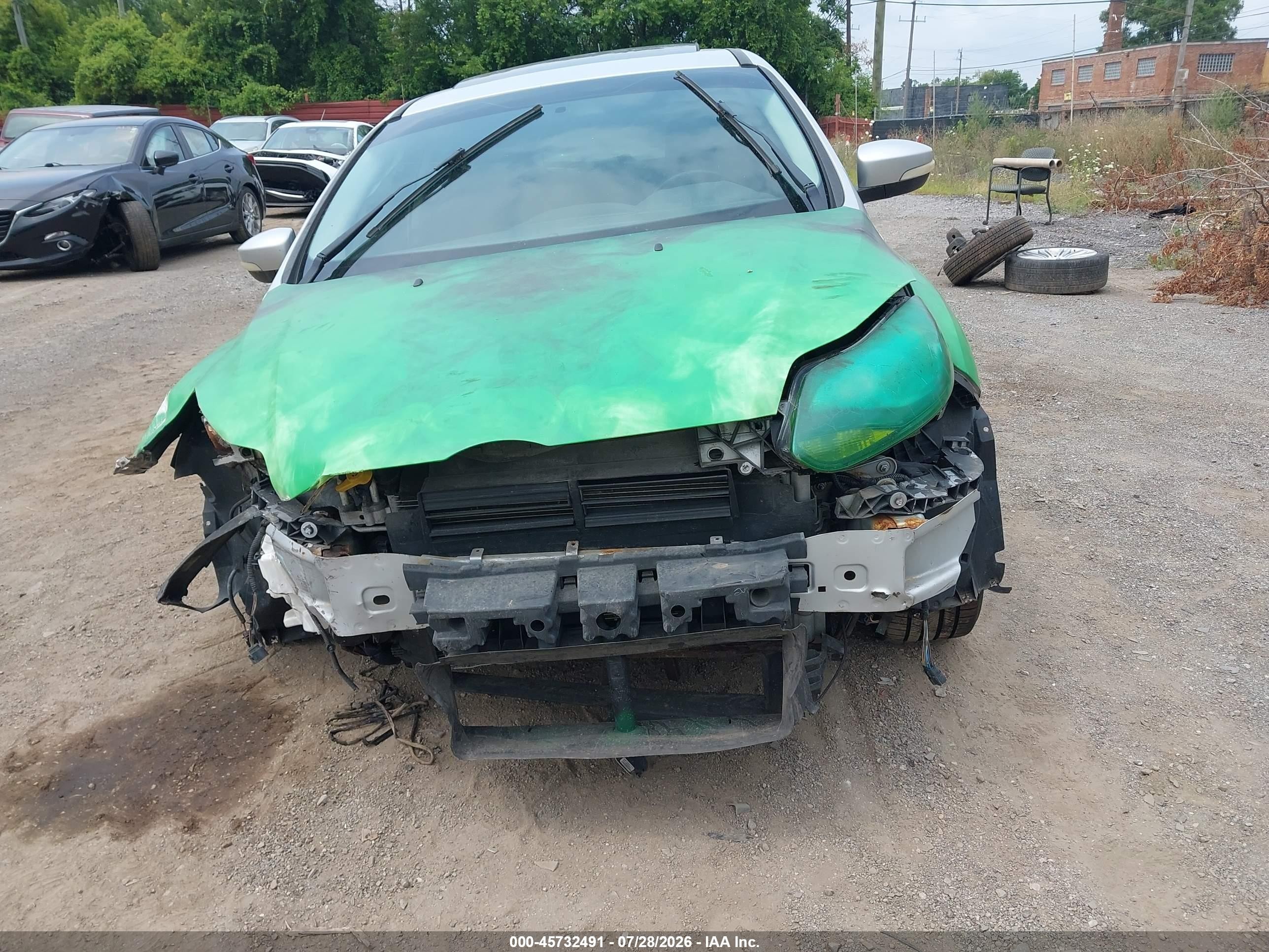 2013 Ford Focus Titanium Silver vin: 1FADP3N27DL295827
