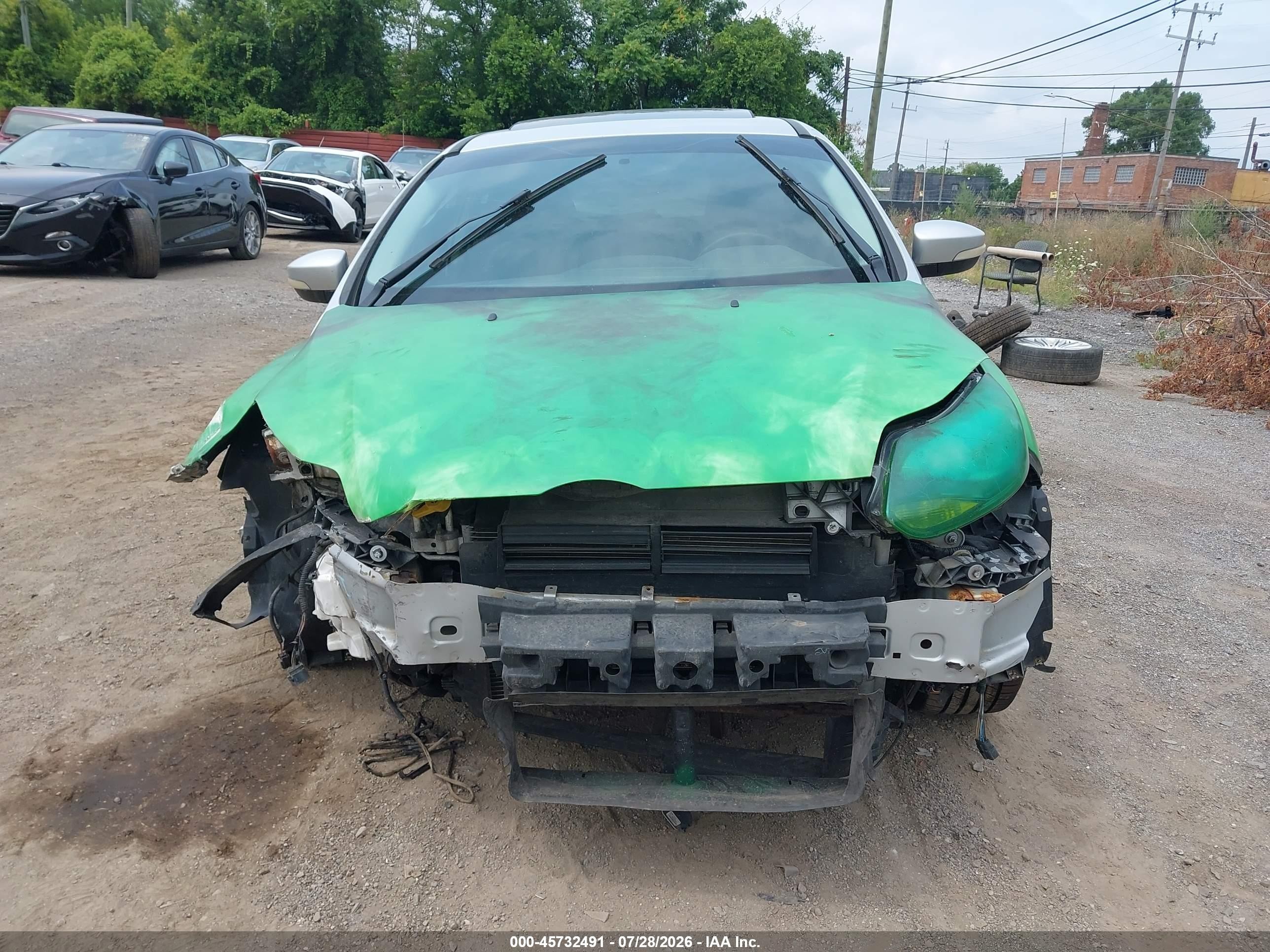 2013 Ford Focus Titanium Silver vin: 1FADP3N27DL295827