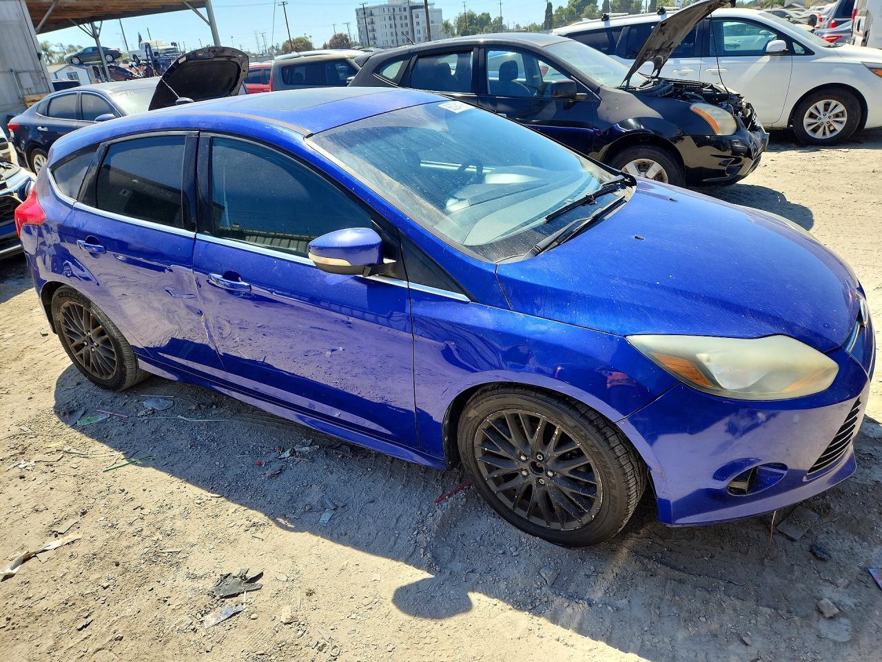 2013 Ford Focus Titanium Blue vin: 1FADP3N27DL363009