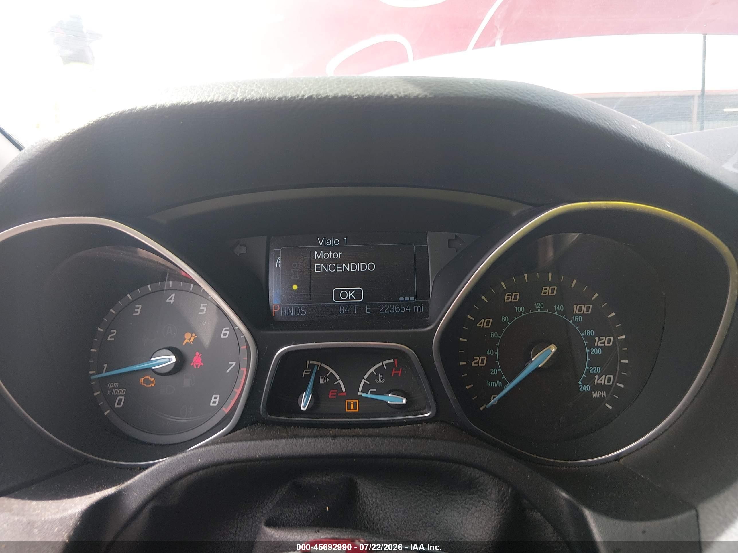 2014 Ford Focus Titanium Red vin: 1FADP3N27EL104473