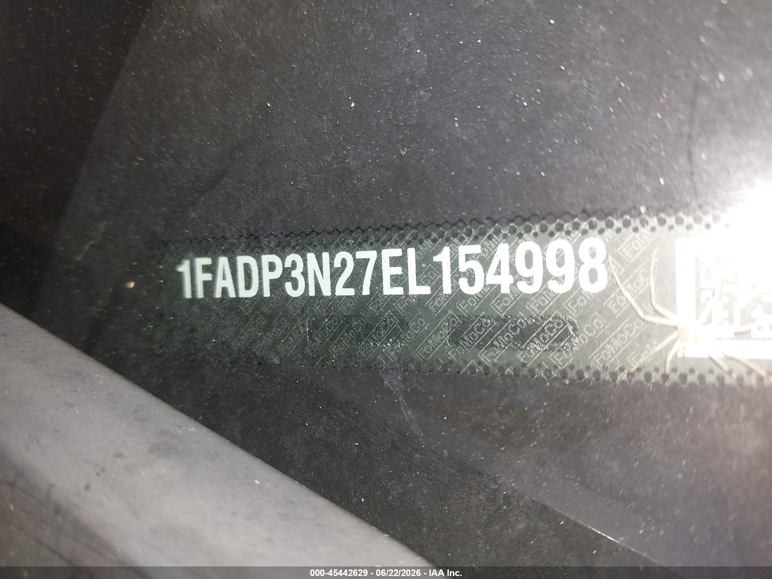 2014 Ford Focus Titanium Gray vin: 1FADP3N27EL154998