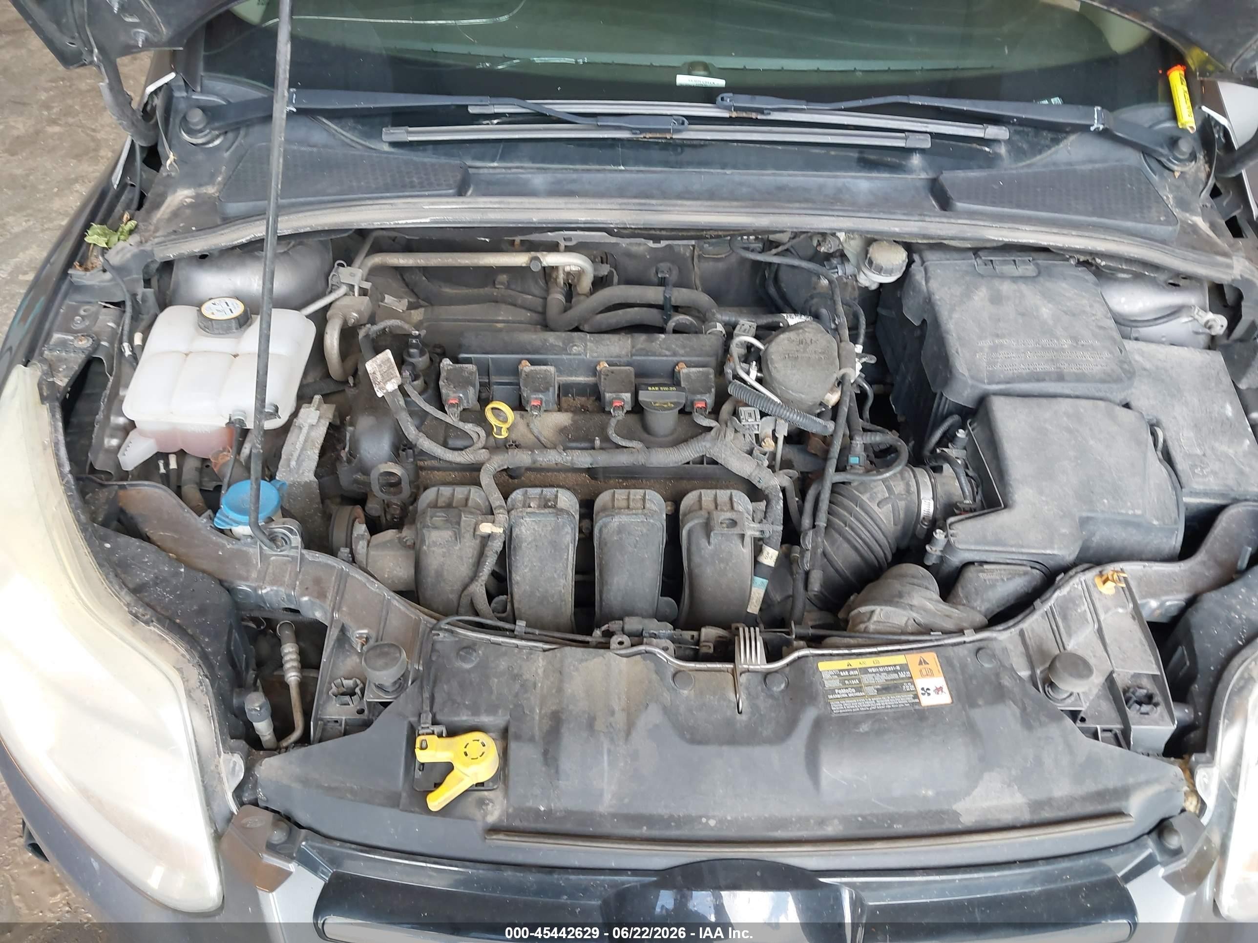 2014 Ford Focus Titanium Gray vin: 1FADP3N27EL154998