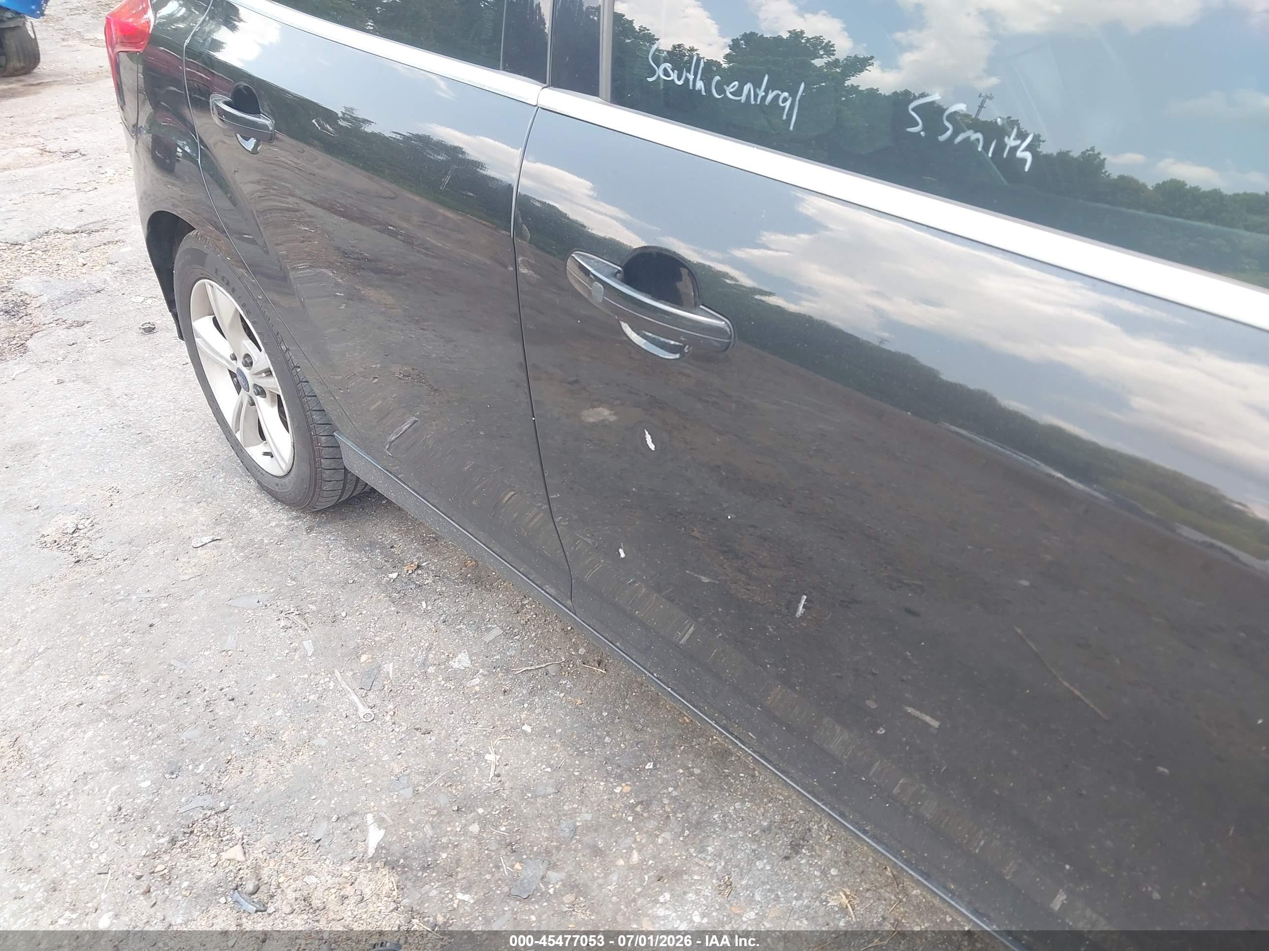 2014 Ford Focus Titanium Черный vin: 1FADP3N27EL396027