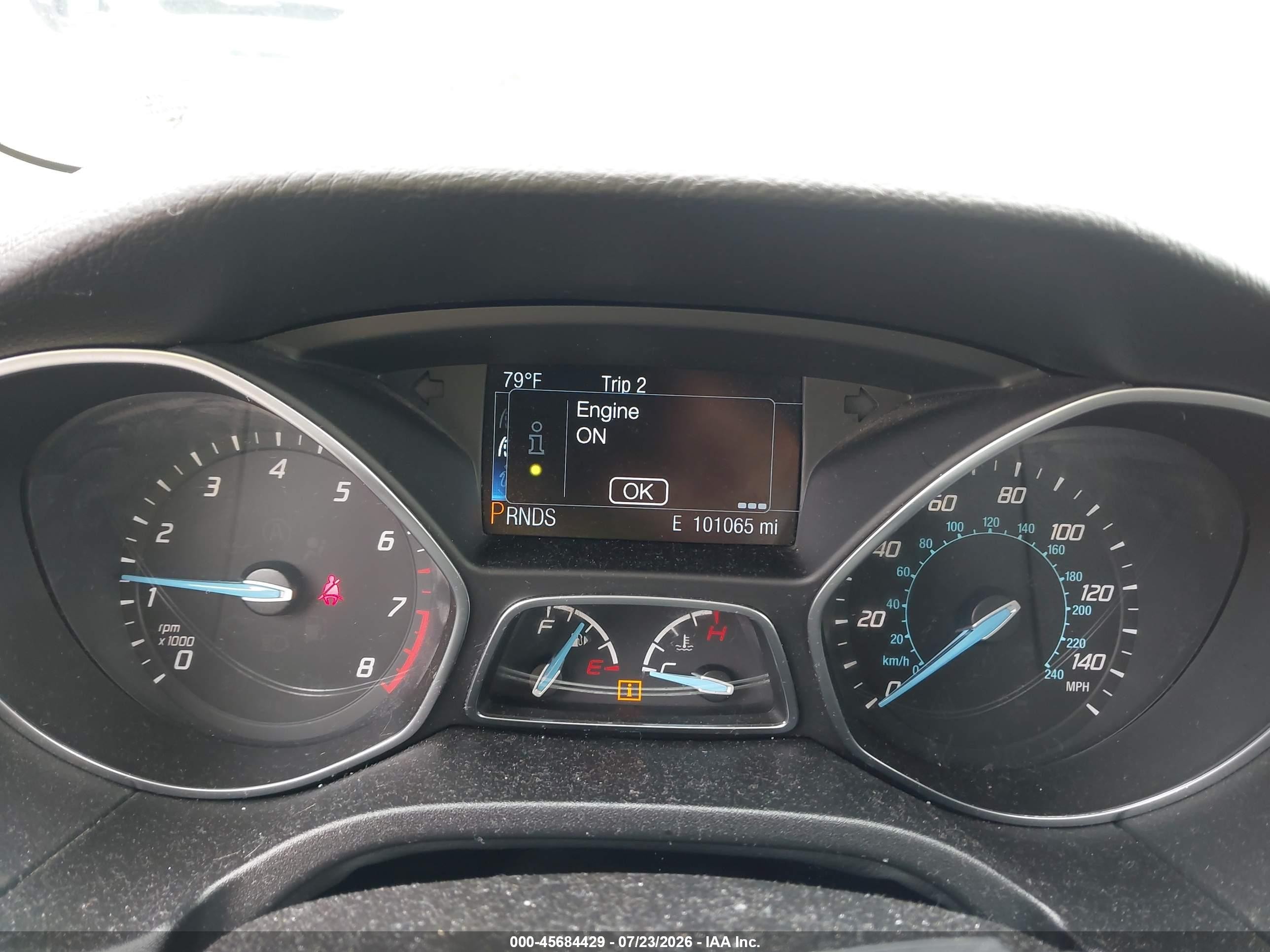 2014 Ford Focus Titanium Red vin: 1FADP3N27EL396836