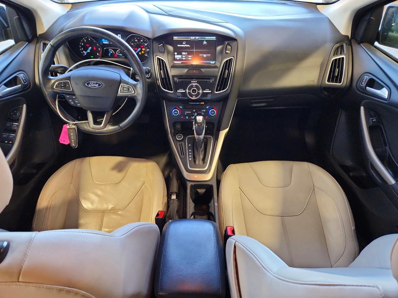 2015 Ford Focus Titanium Black vin: 1FADP3N27FL208754