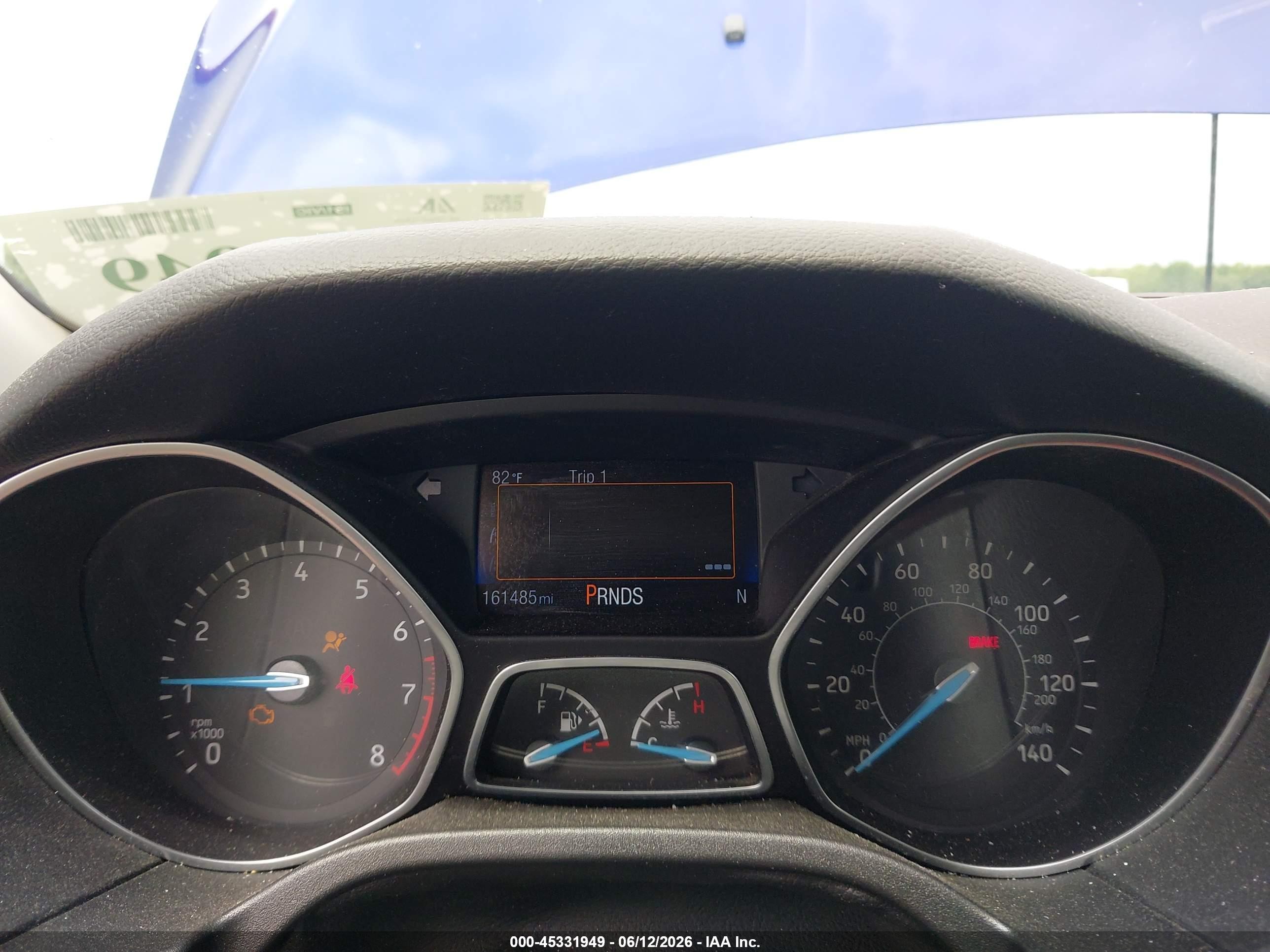2015 Ford Focus Titanium Blue vin: 1FADP3N27FL252706