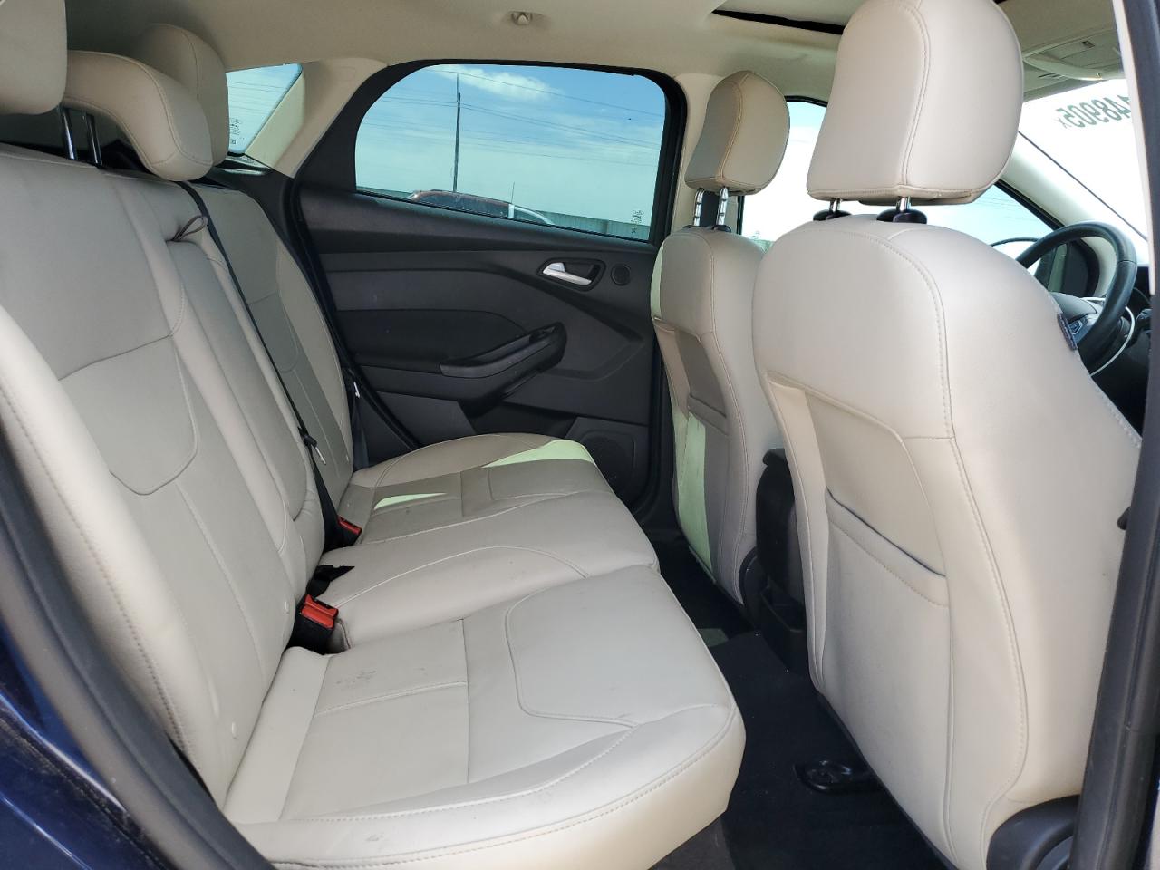 2017 Ford Focus Titanium Синий vin: 1FADP3N27HL264857