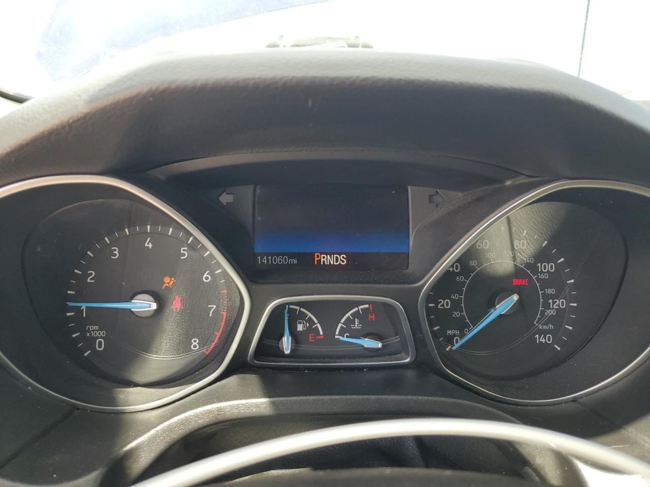 2017 Ford Focus Titanium Синий vin: 1FADP3N27HL264857