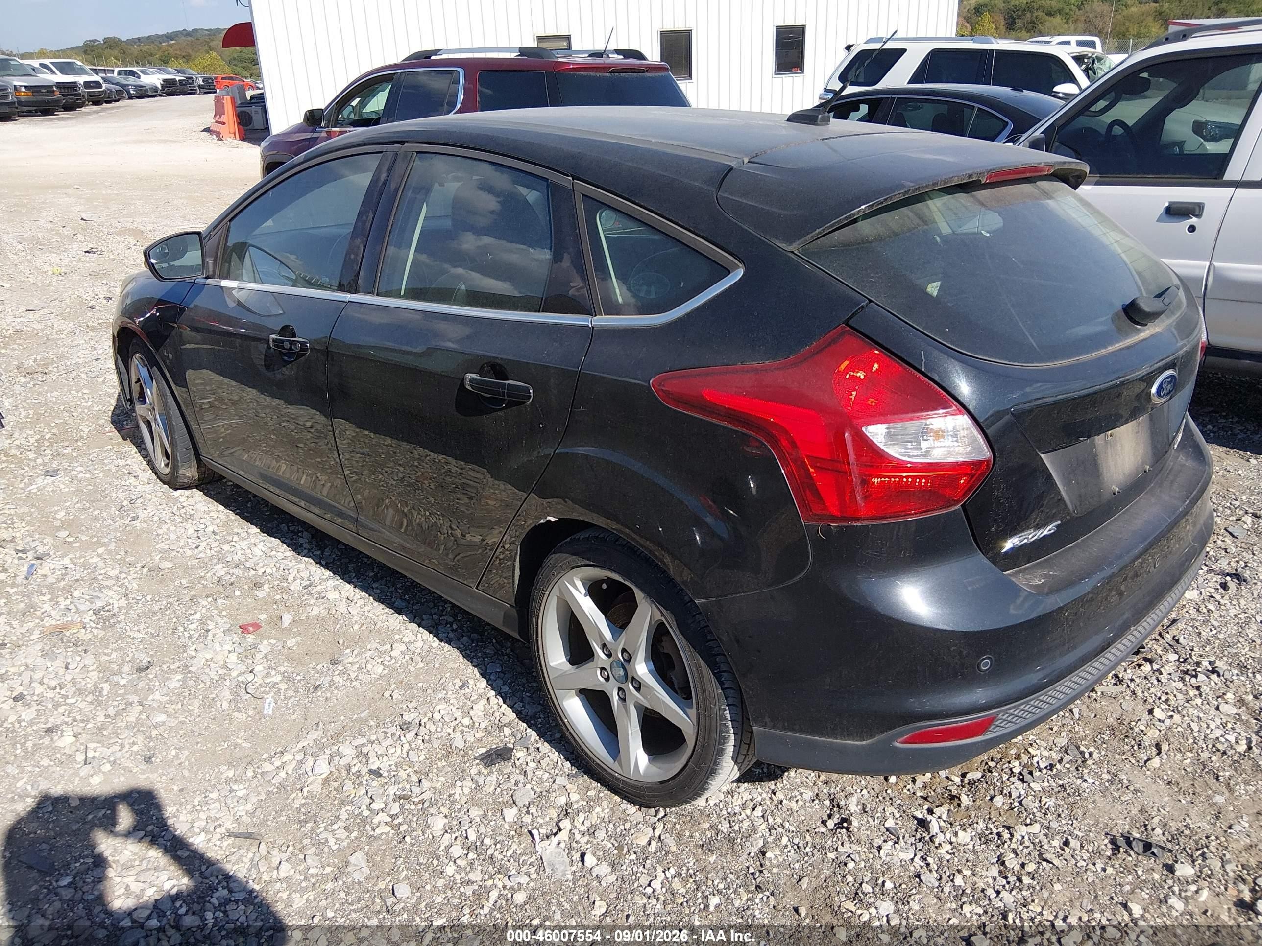 2013 Ford Focus Titanium Black vin: 1FADP3N28DL284089