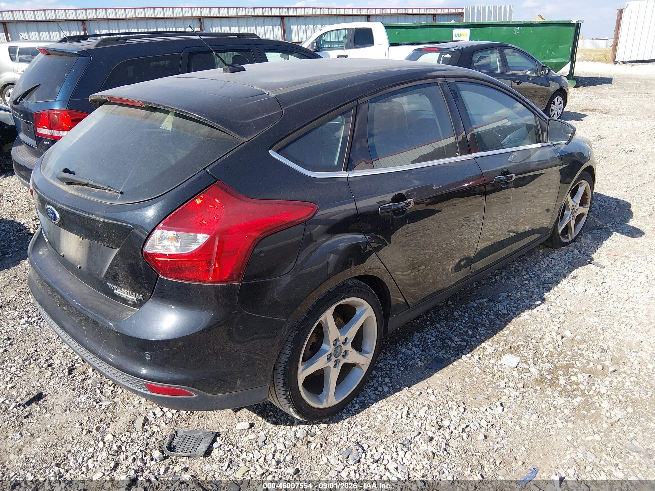 2013 Ford Focus Titanium Black vin: 1FADP3N28DL284089