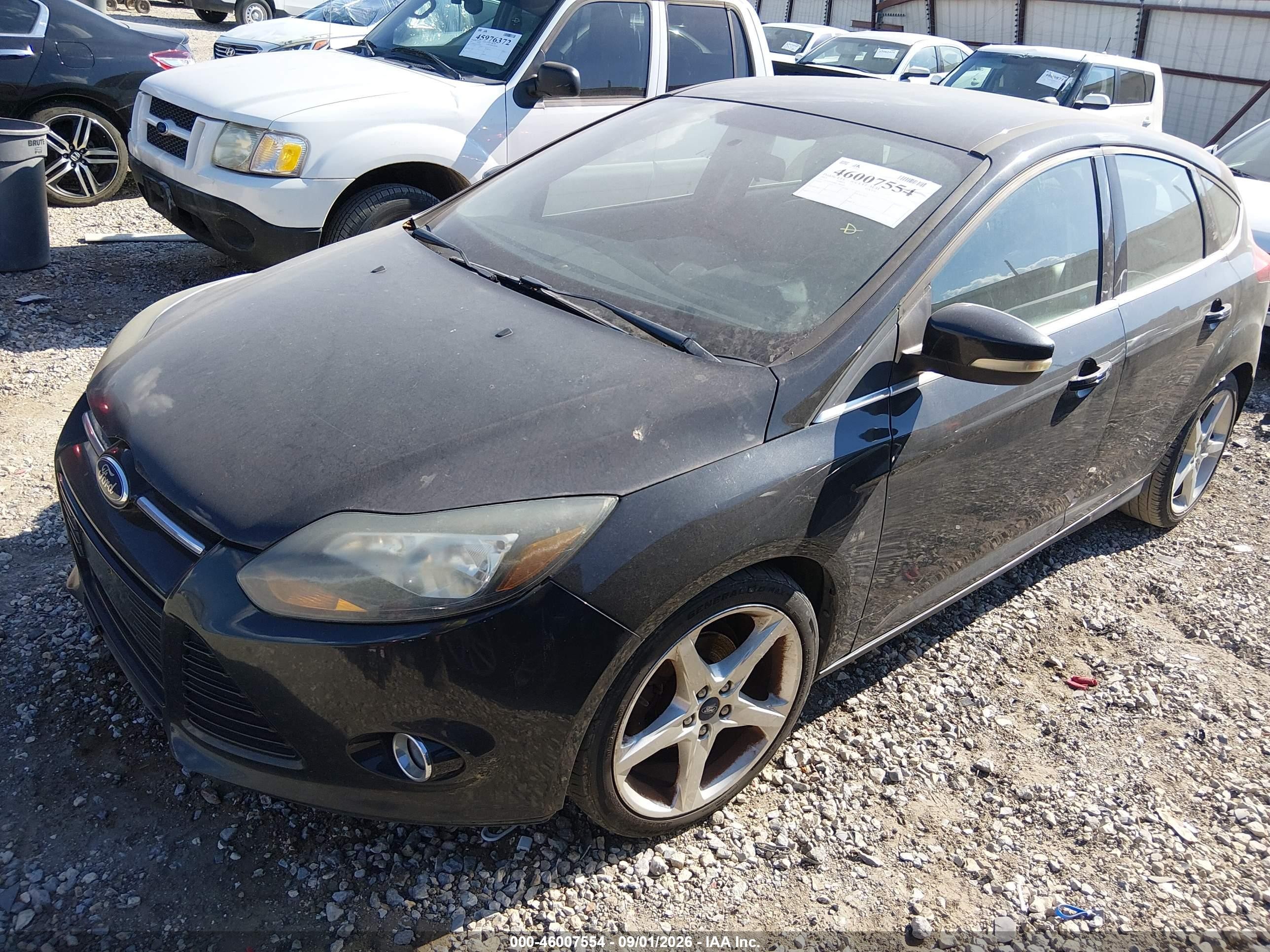 2013 Ford Focus Titanium Black vin: 1FADP3N28DL284089