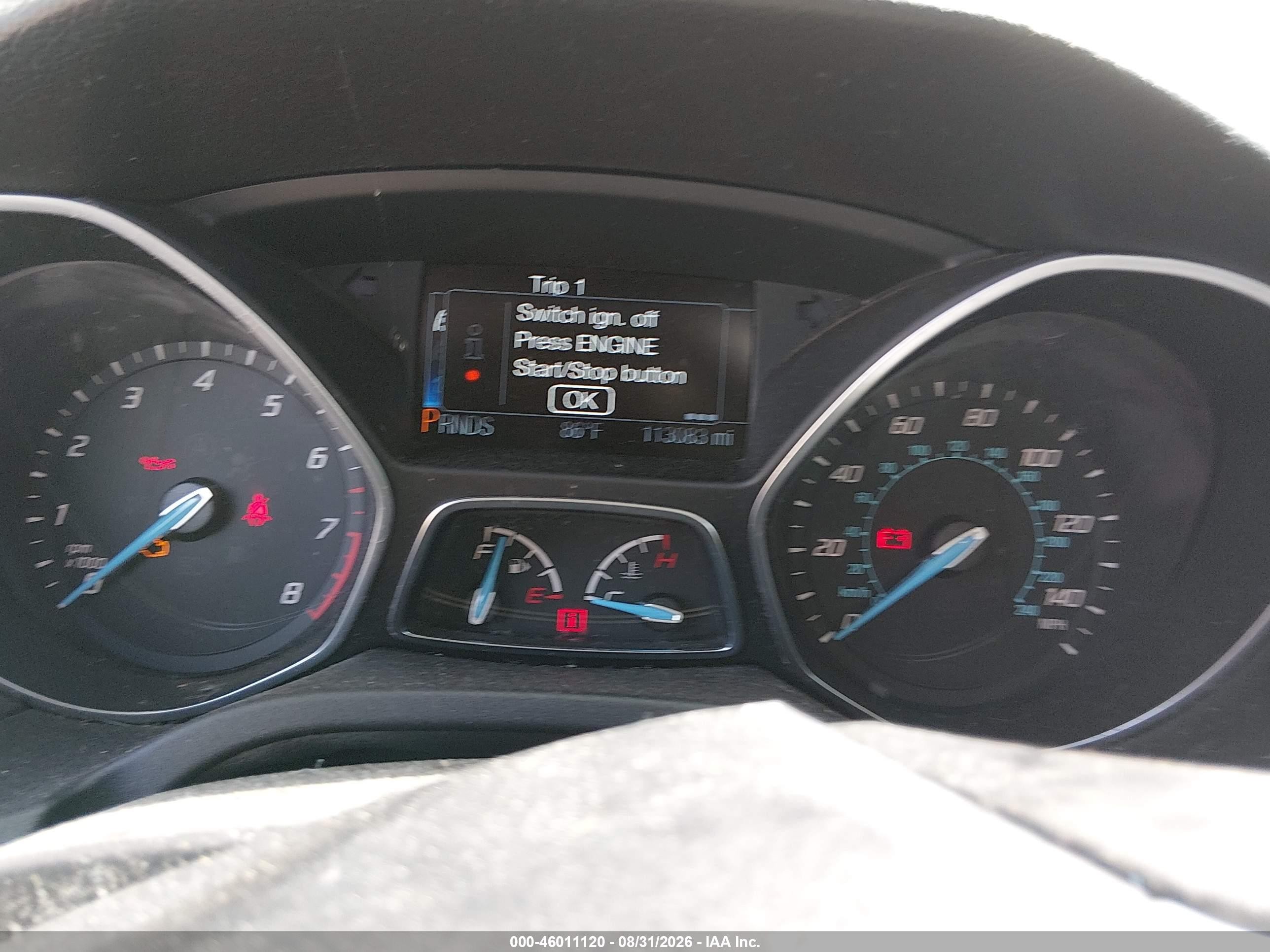 2013 Ford Focus Titanium Белый vin: 1FADP3N28DL348356
