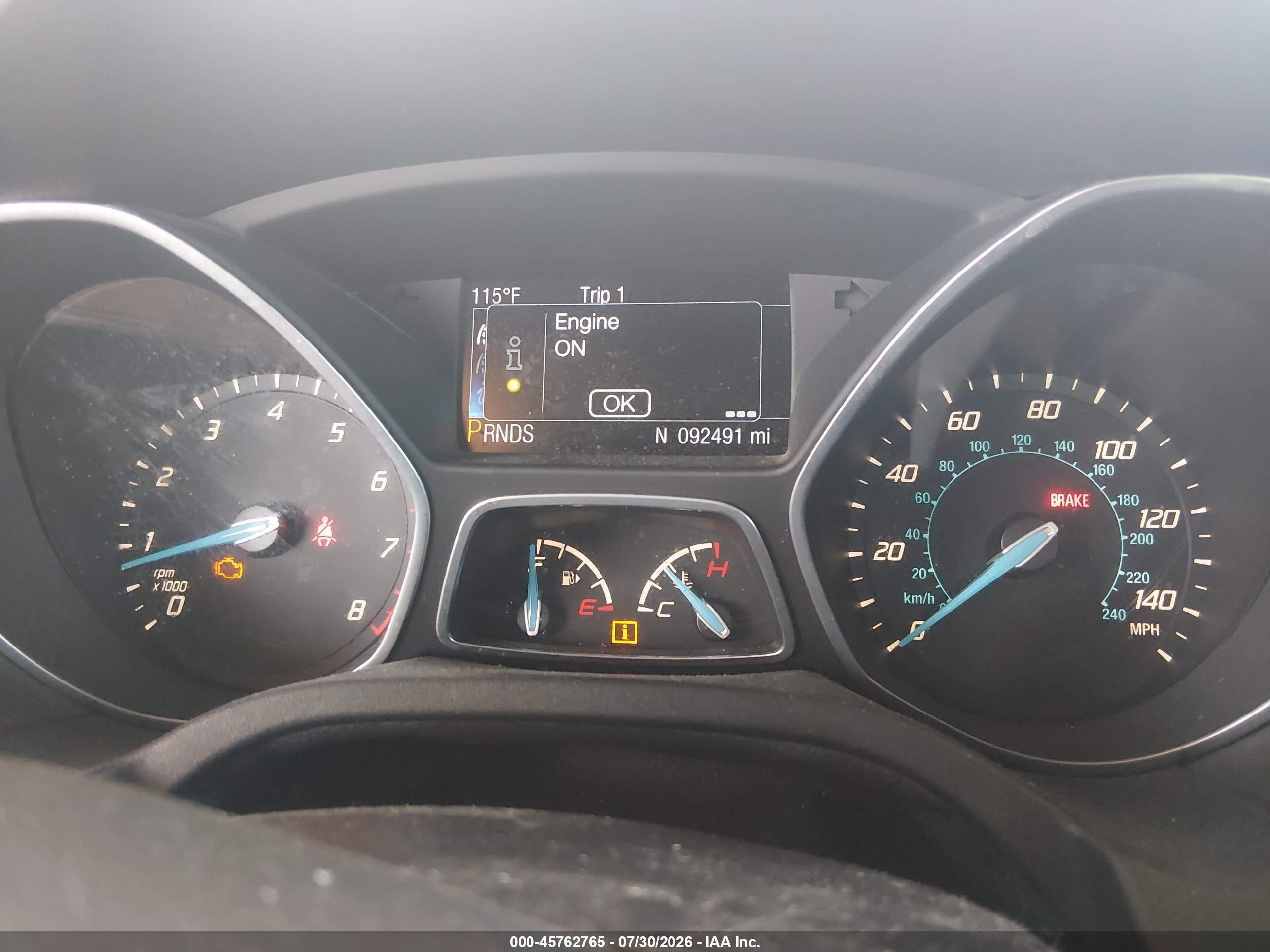 2014 Ford Focus Titanium White vin: 1FADP3N28EL198900
