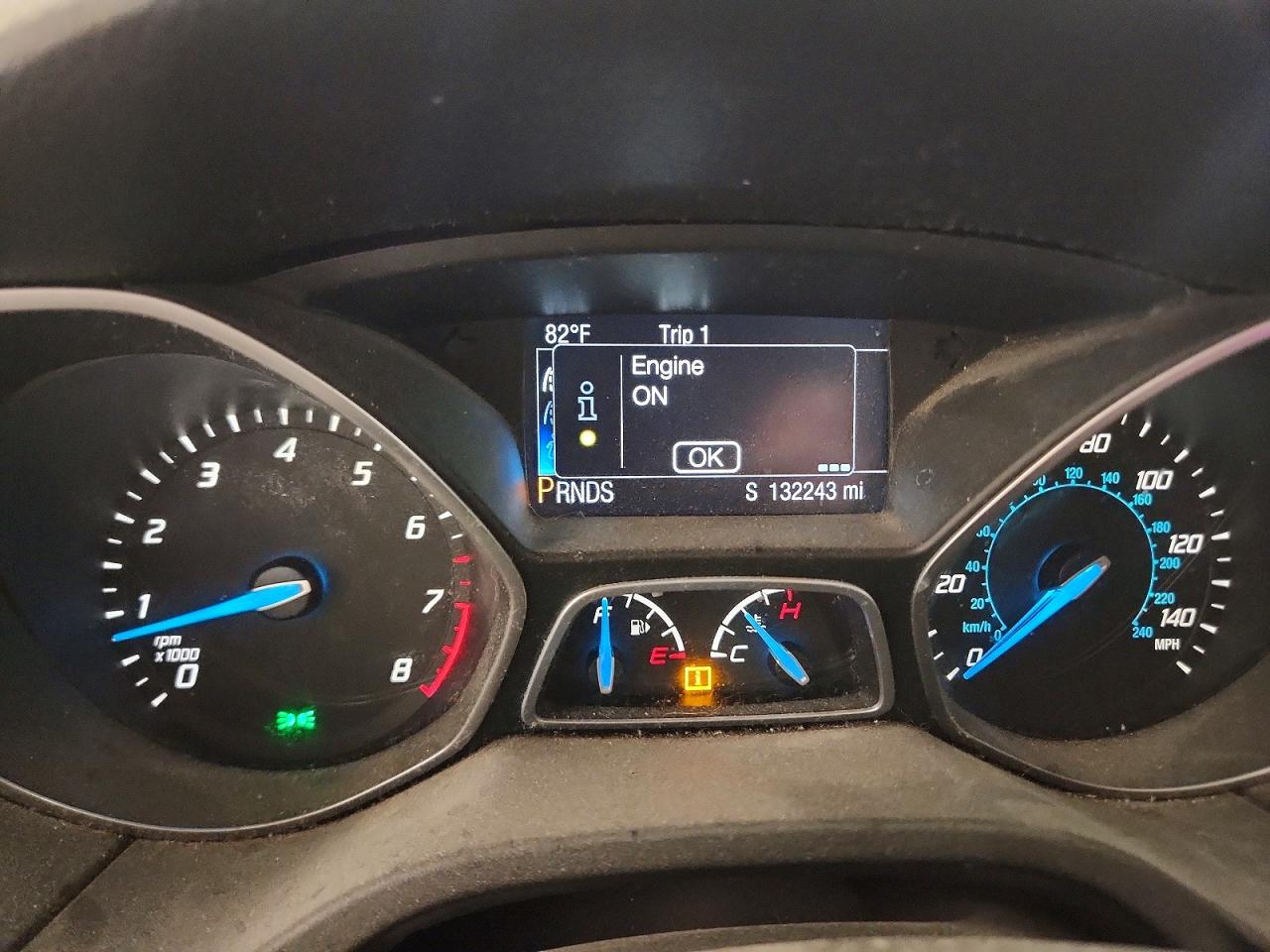 2014 Ford Focus Titanium Gray vin: 1FADP3N28EL259792