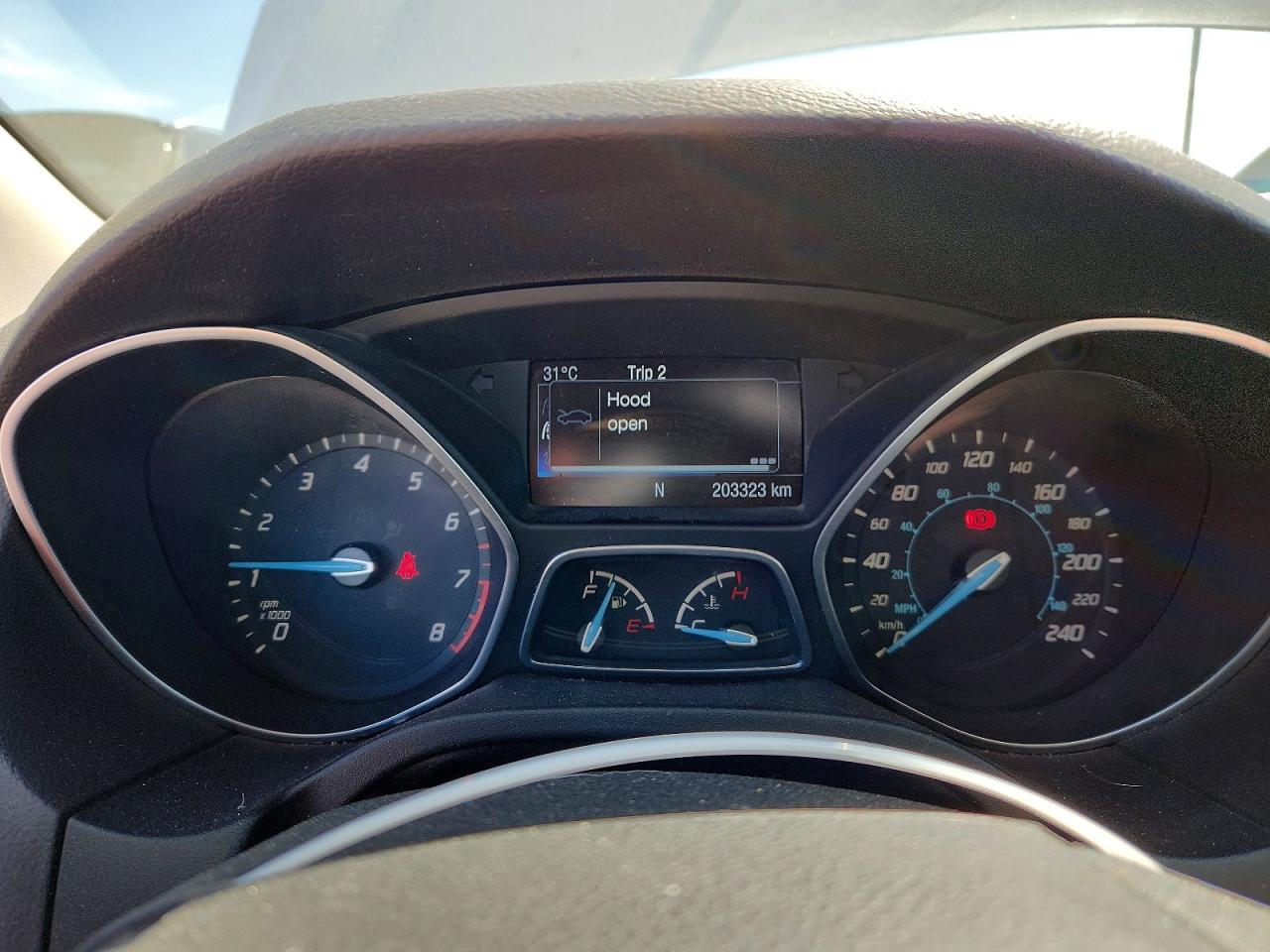 2014 Ford Focus Titanium Белый vin: 1FADP3N28EL284823