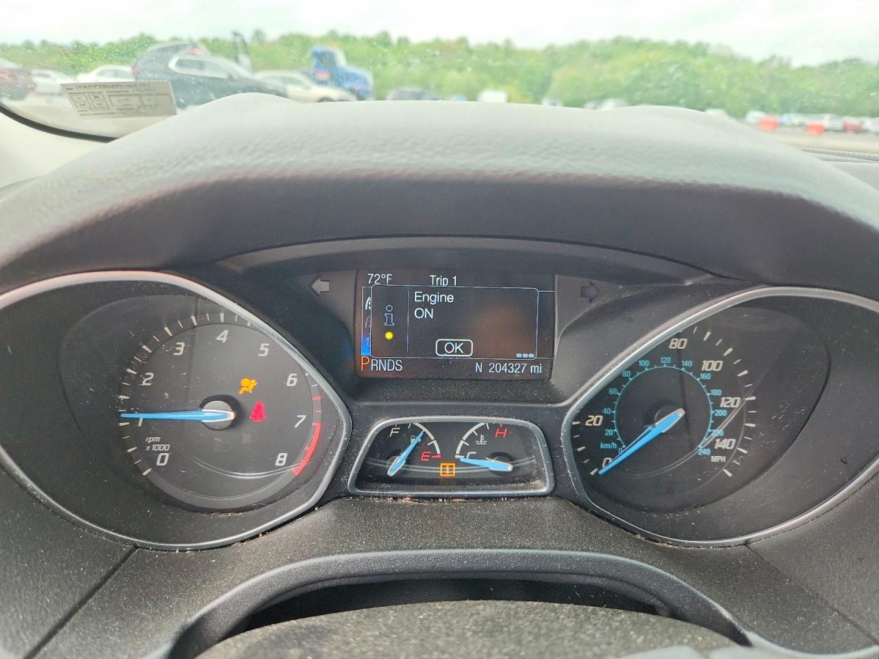 2014 Ford Focus Titanium Red vin: 1FADP3N28EL403731