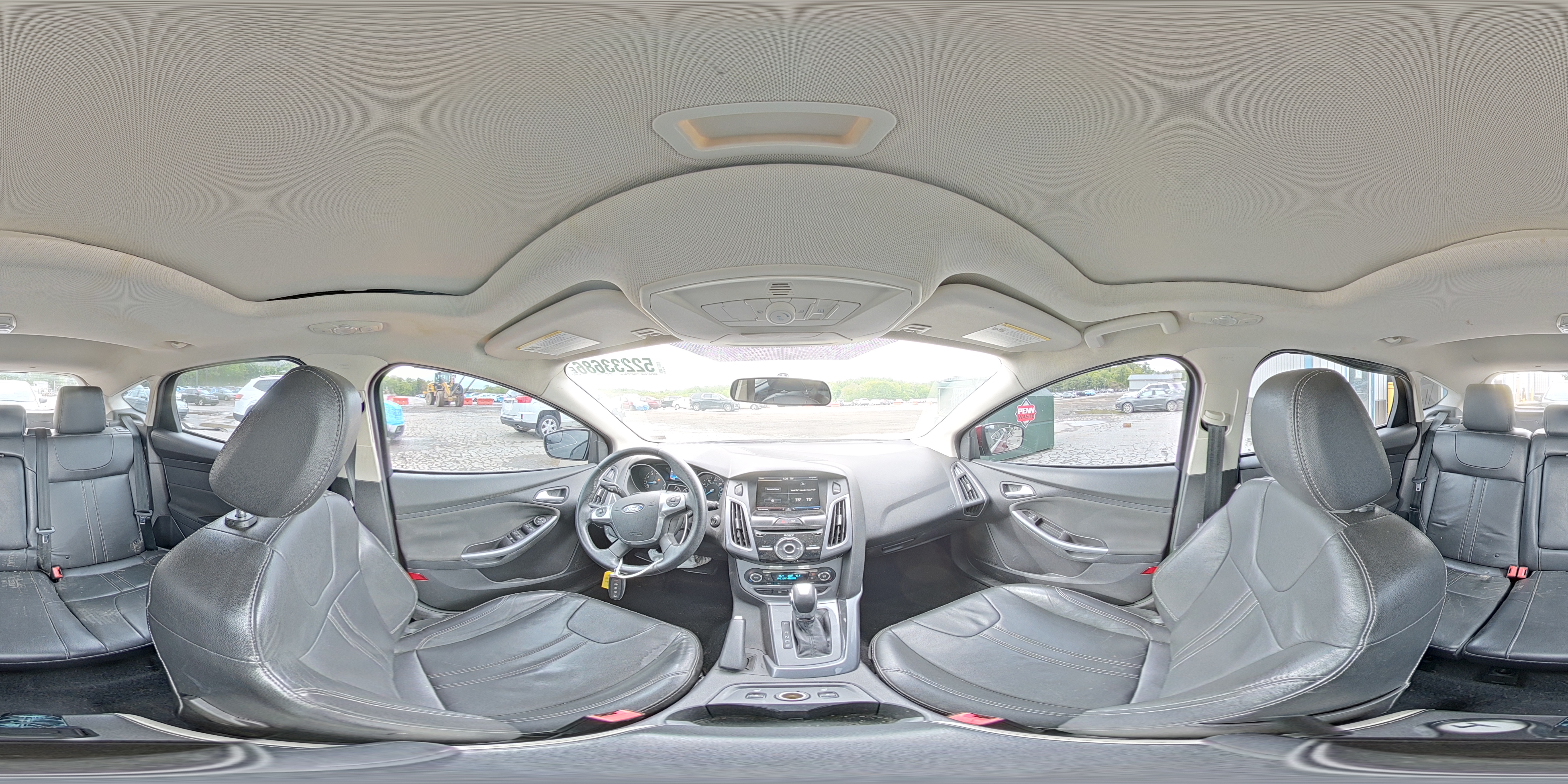 2014 Ford Focus Titanium Red vin: 1FADP3N28EL403731