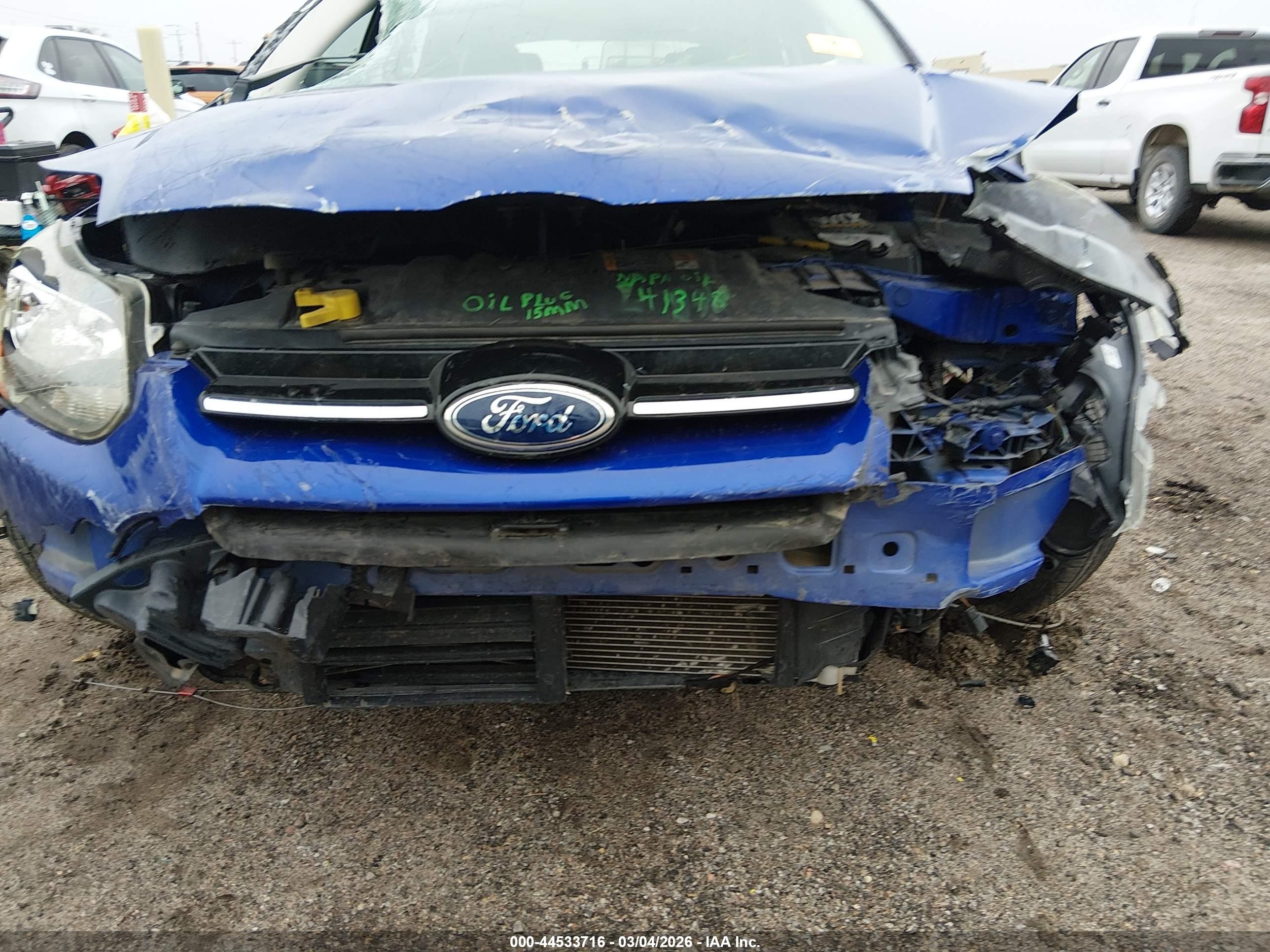 2014 Ford Focus Titanium Blue vin: 1FADP3N28EL420223