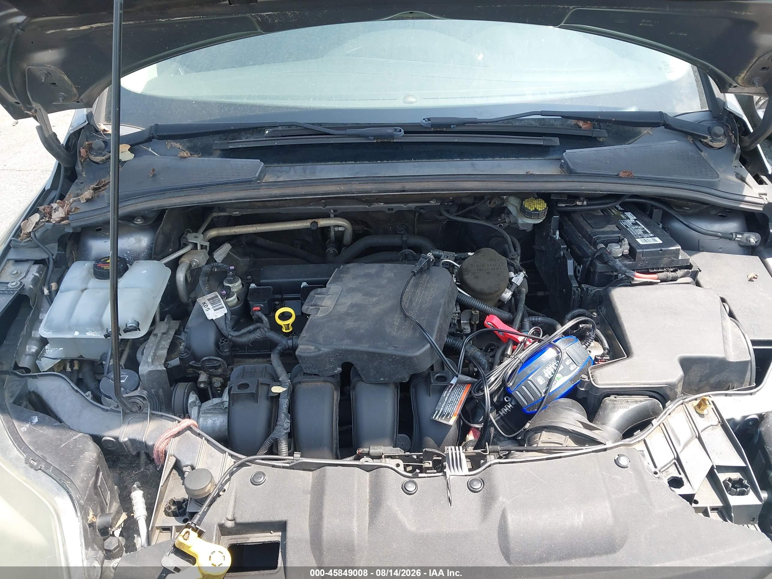 2014 Ford Focus Titanium Gray vin: 1FADP3N28EL447017